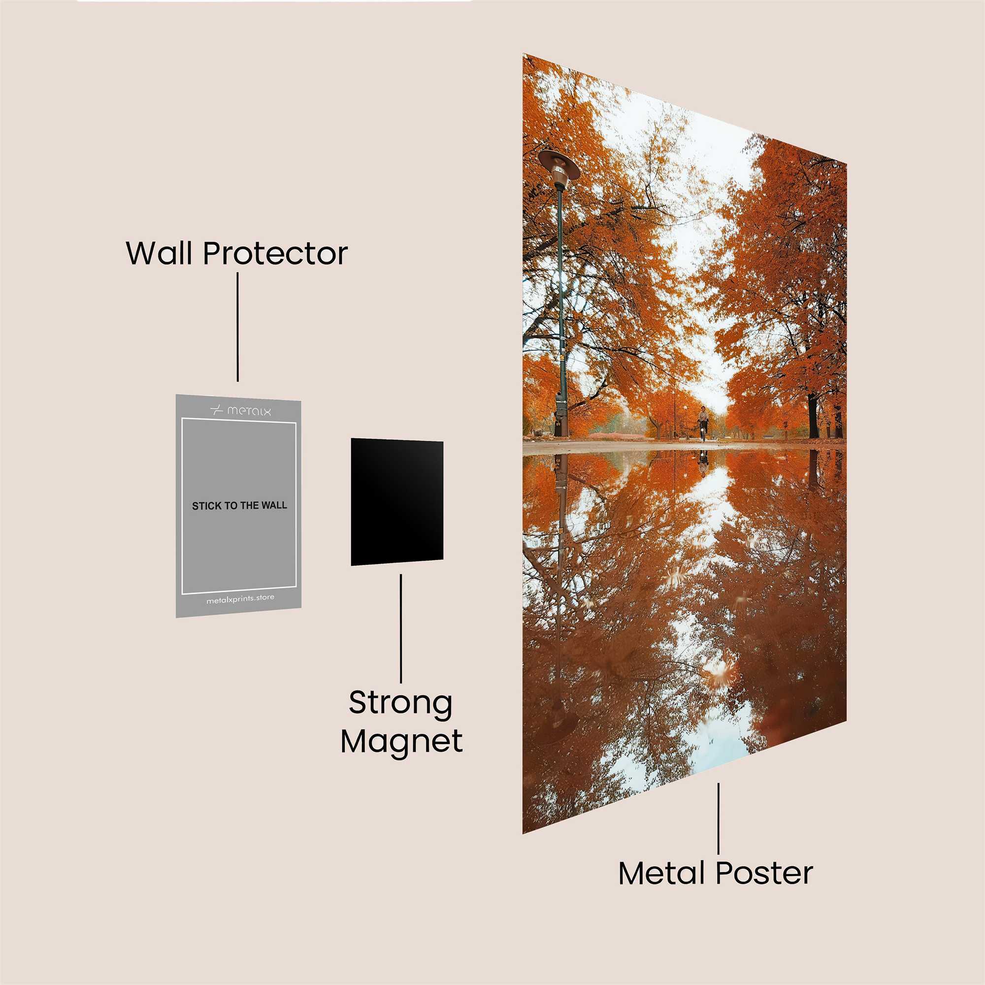 Autumn Serenity Safe Wall Magnetic / M