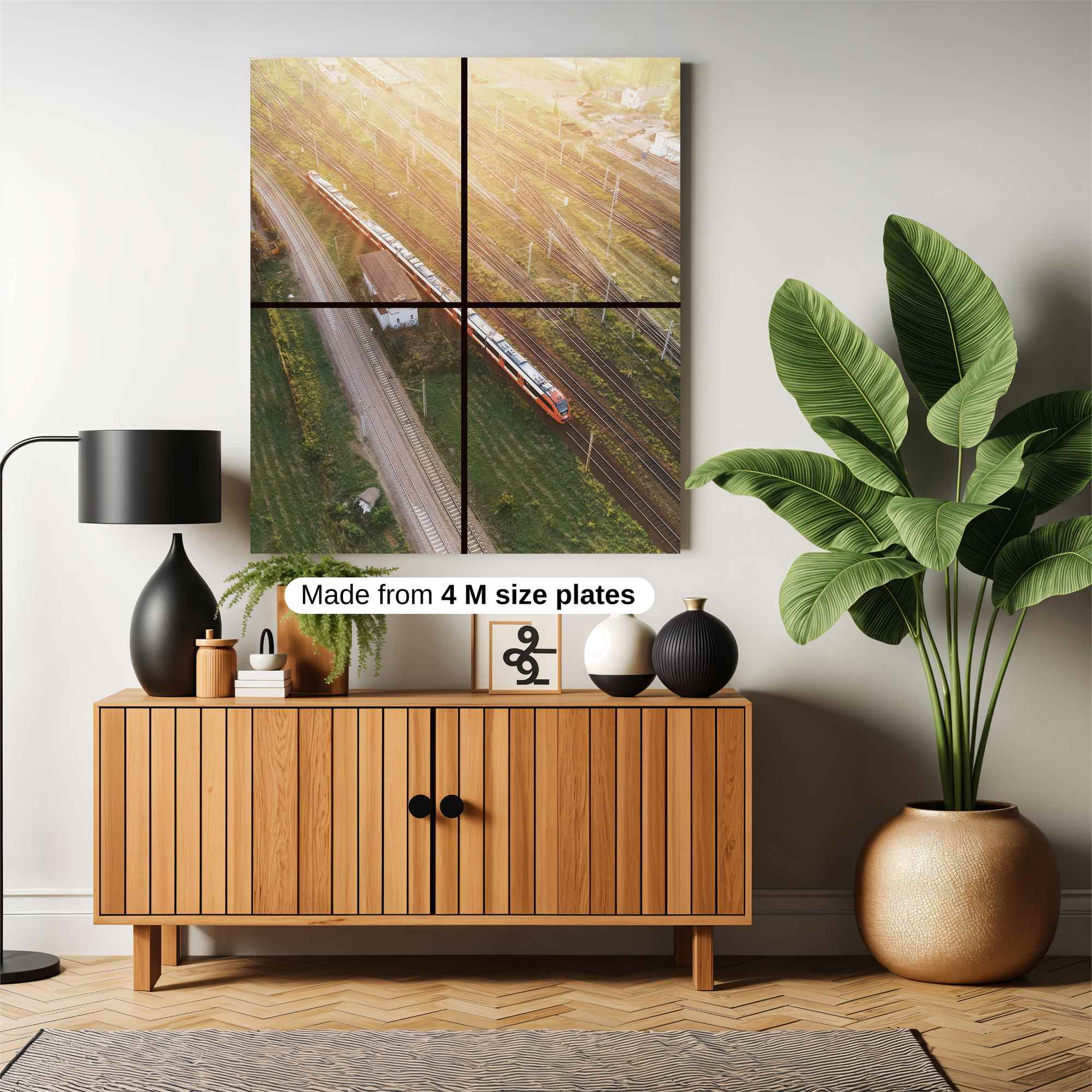 Sunset Train Safe Wall Magnetic / M