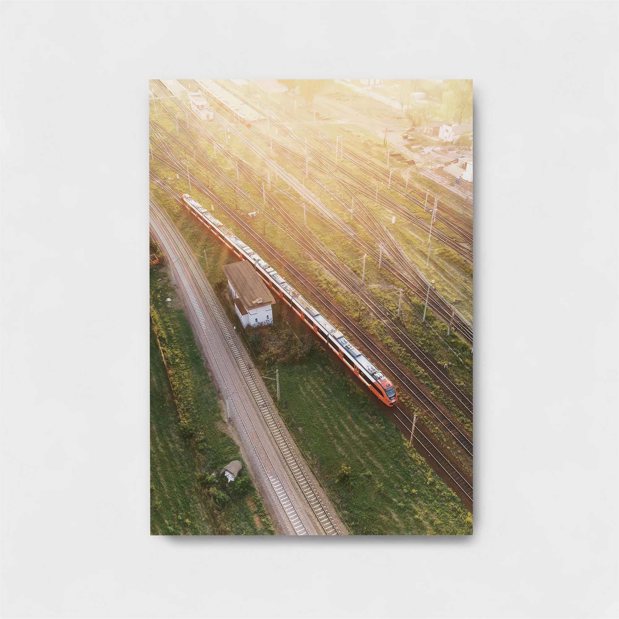 Sunset Train Safe Wall Magnetic / M