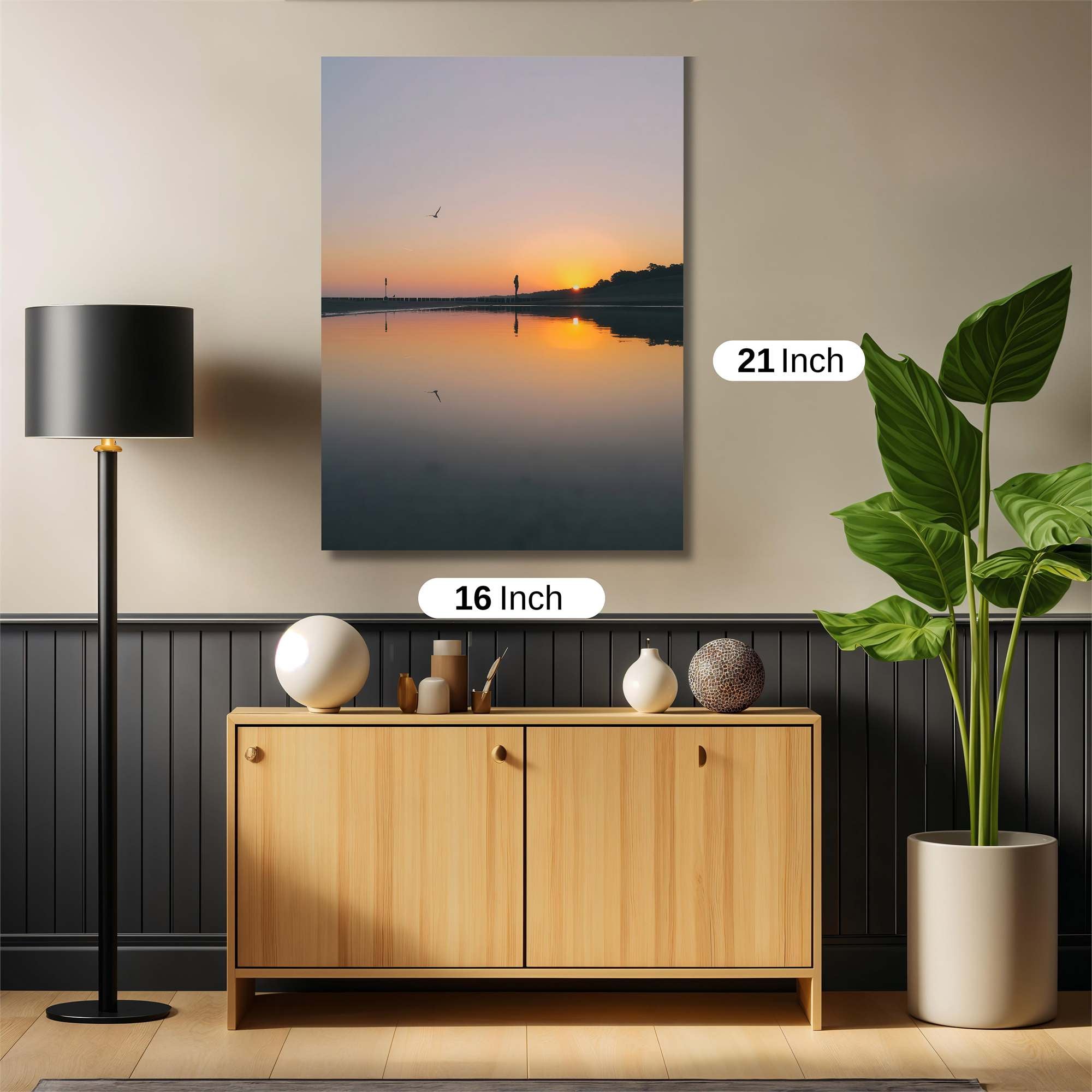 Sunset Serenity Safe Wall Magnetic / M