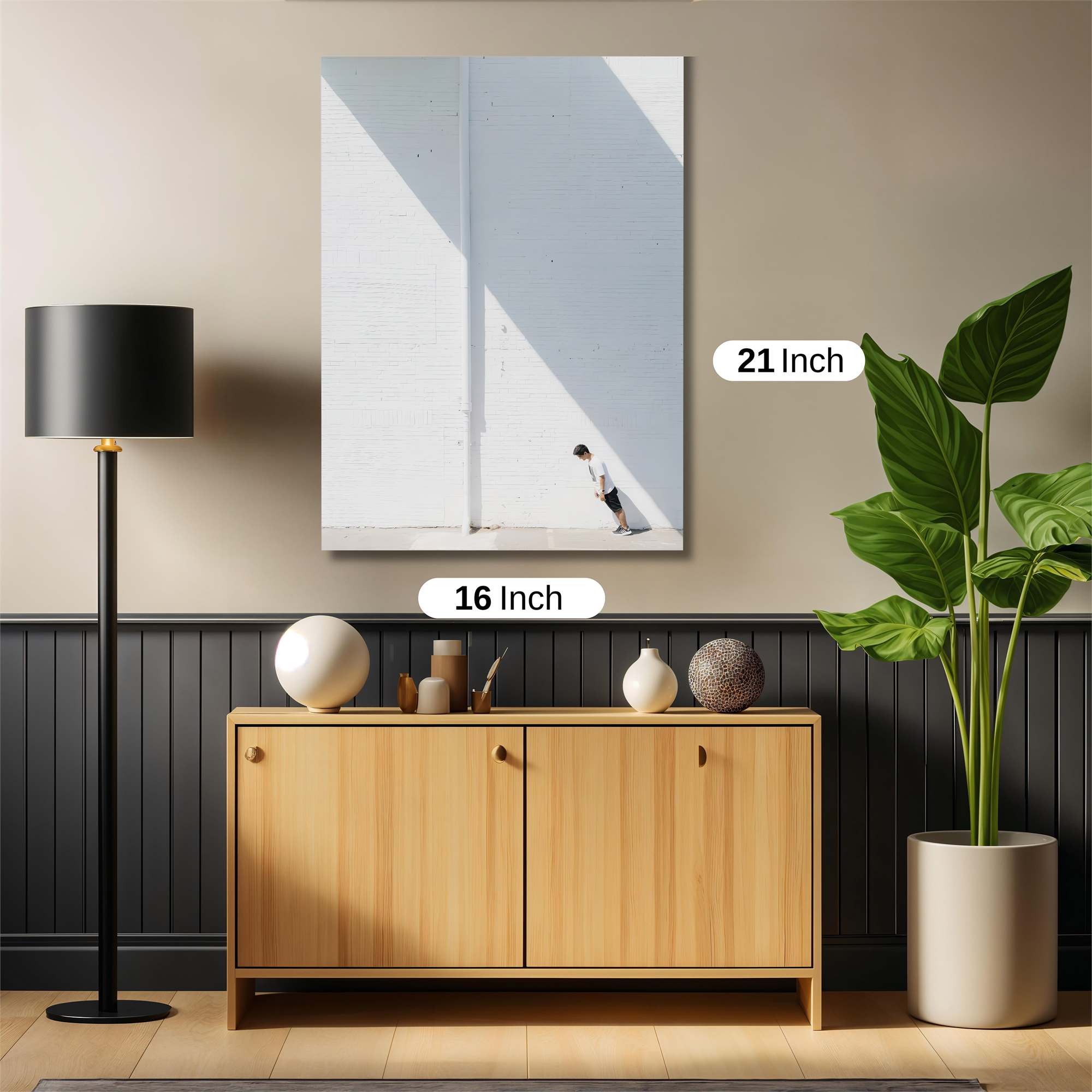 Shadowed Solitude Safe Wall Magnetic / M