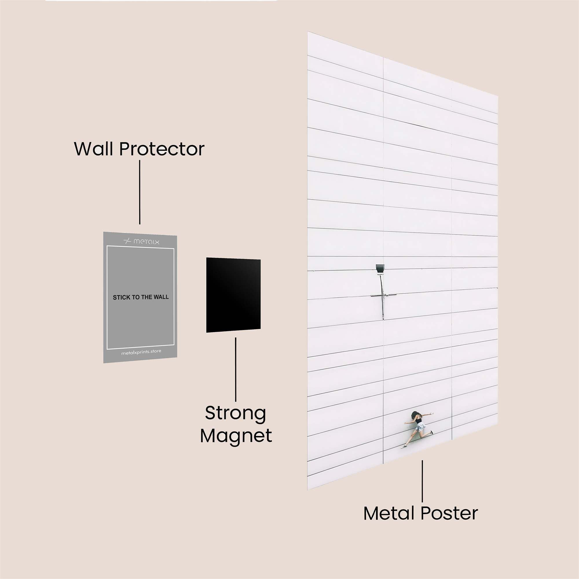 Wall Whisper Safe Wall Magnetic / M