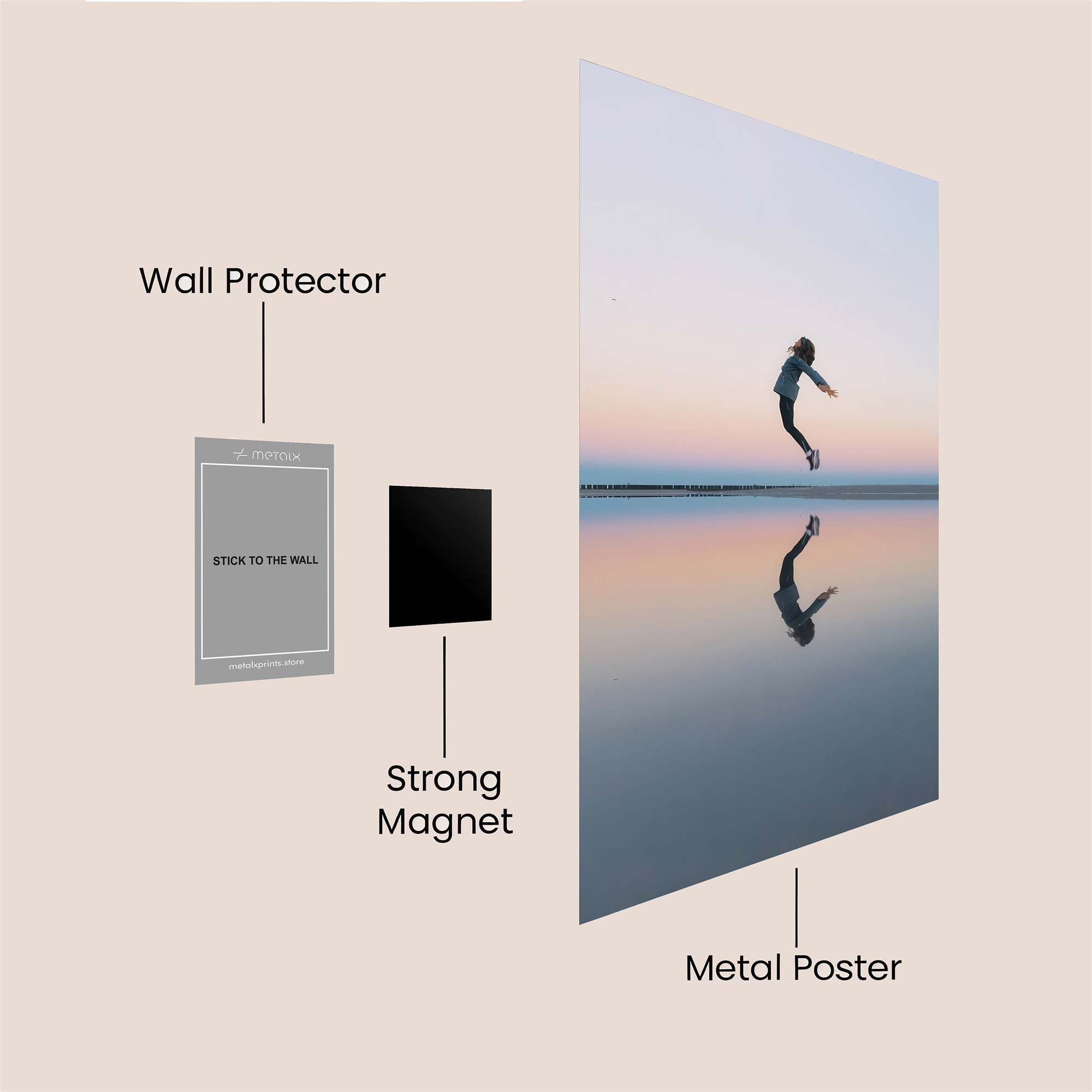 Freedom Leap Safe Wall Magnetic / M
