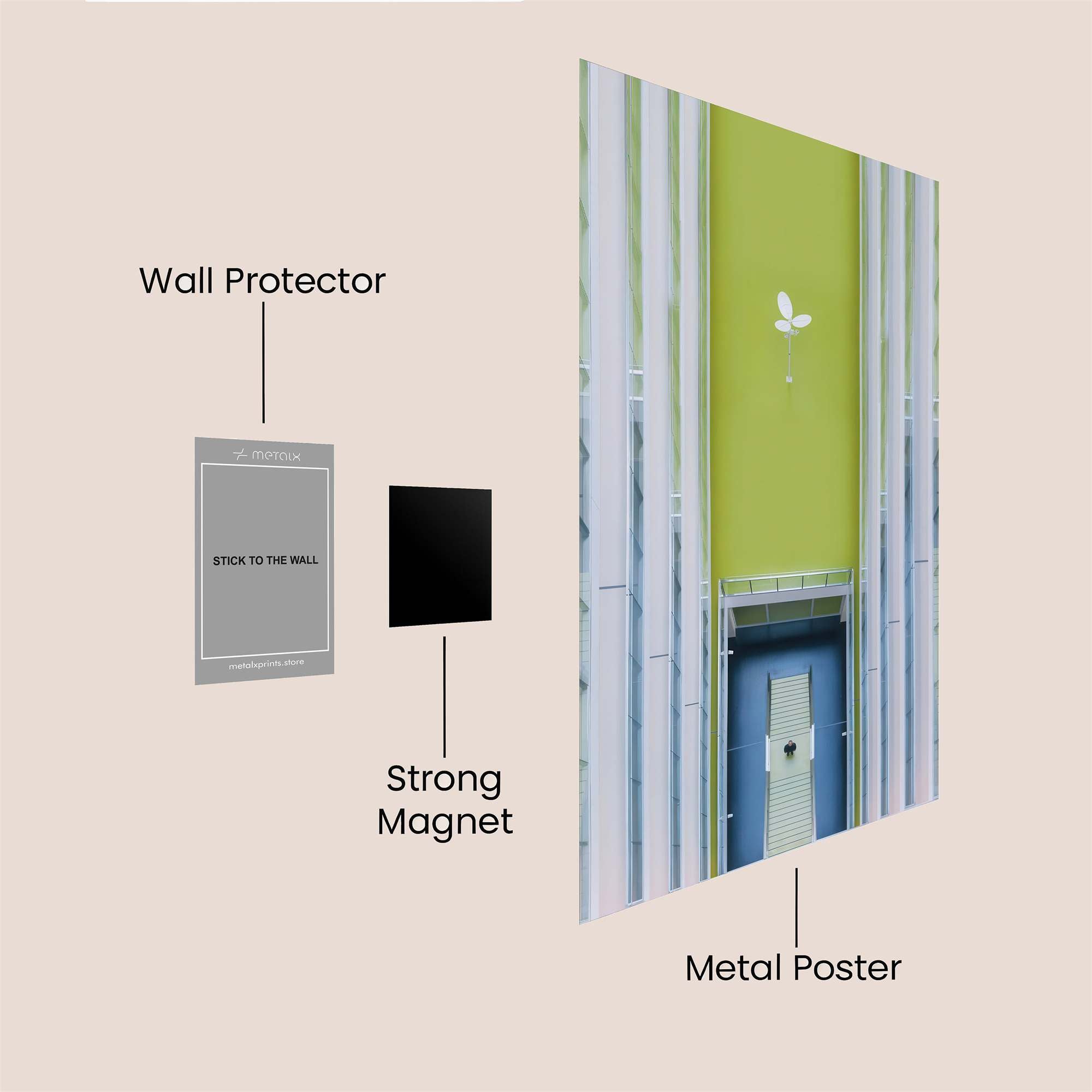 Portal Serenity Safe Wall Magnetic / M