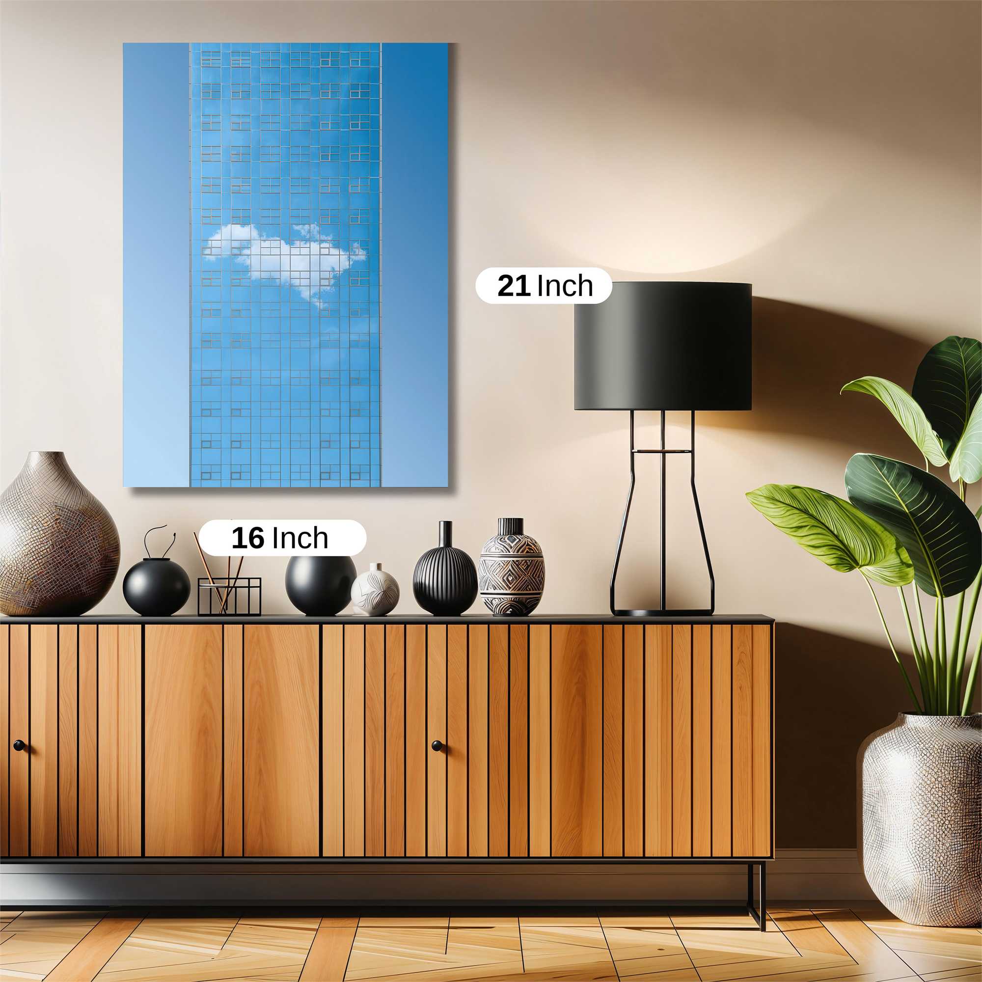 Skyscraper Serenity Safe Wall Magnetic / M
