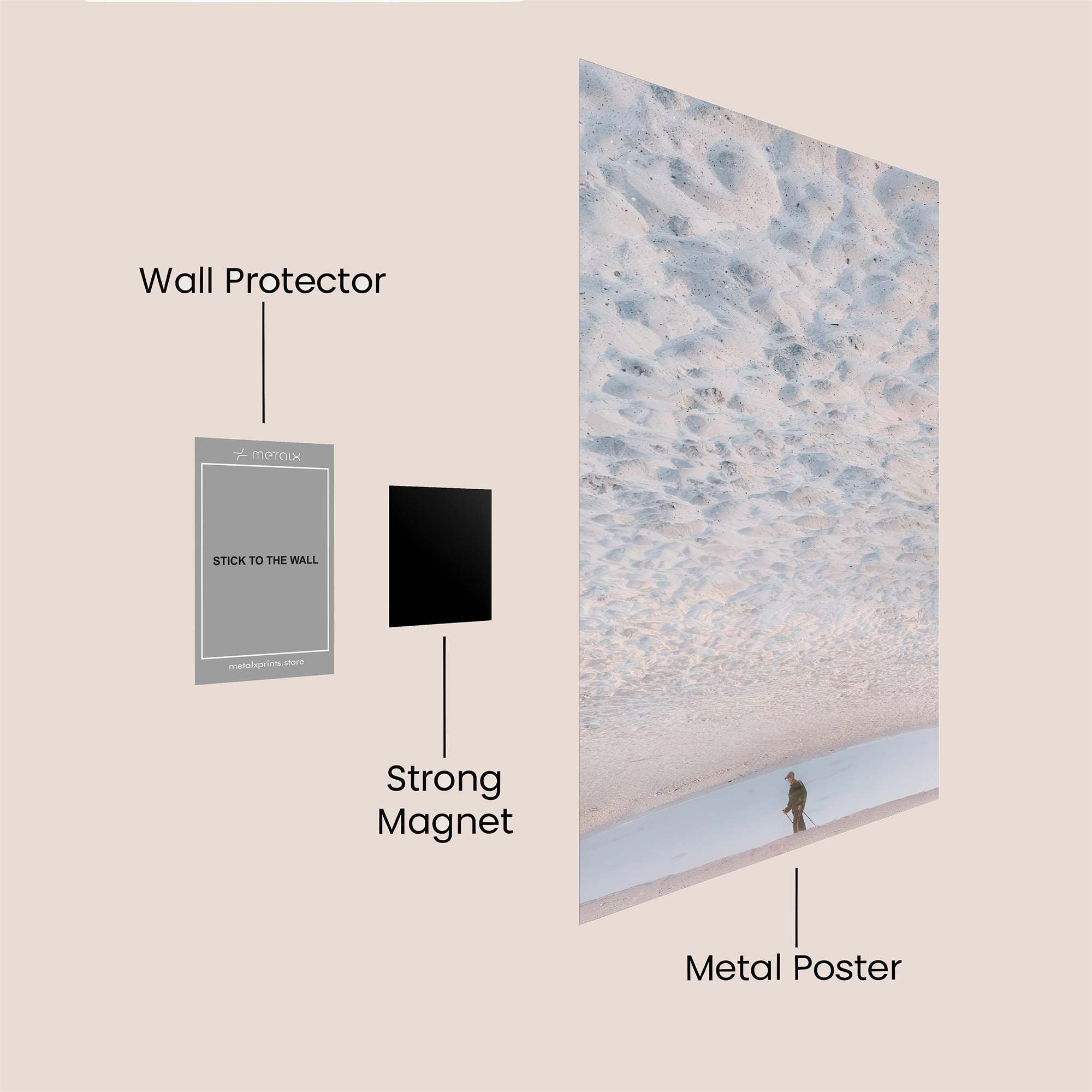 Cavernous Serenity Safe Wall Magnetic / M