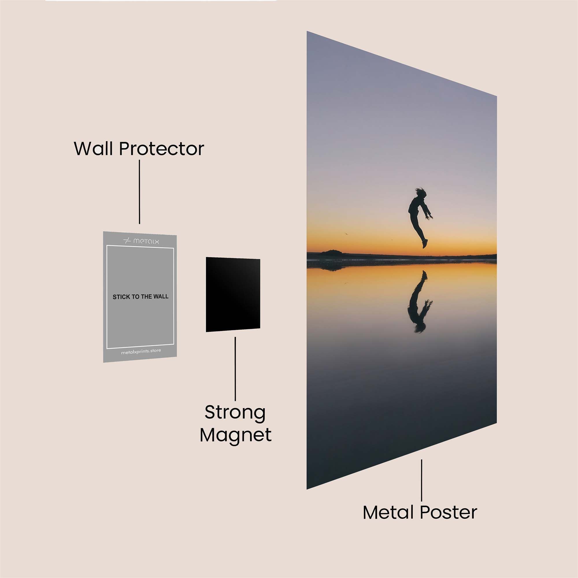 Leap Ecstasy Safe Wall Magnetic / M