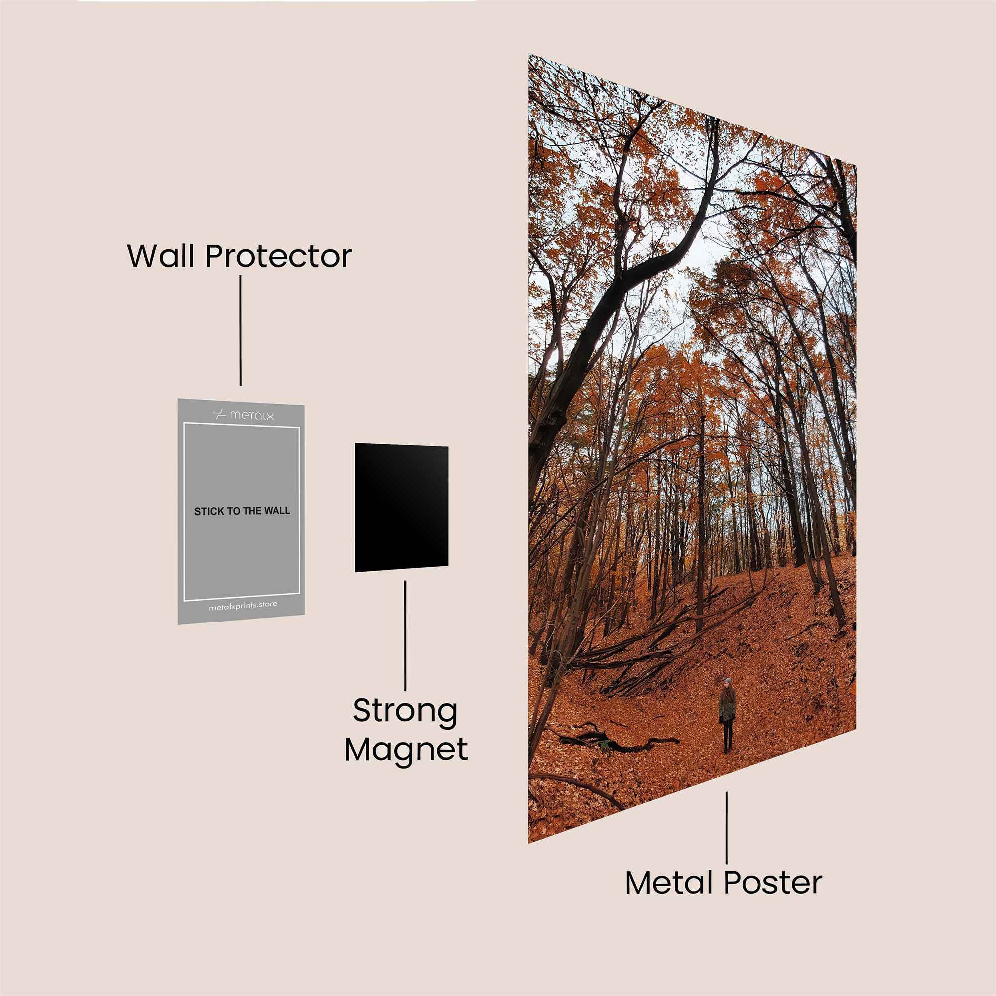 Autumn Solitude Safe Wall Magnetic / M