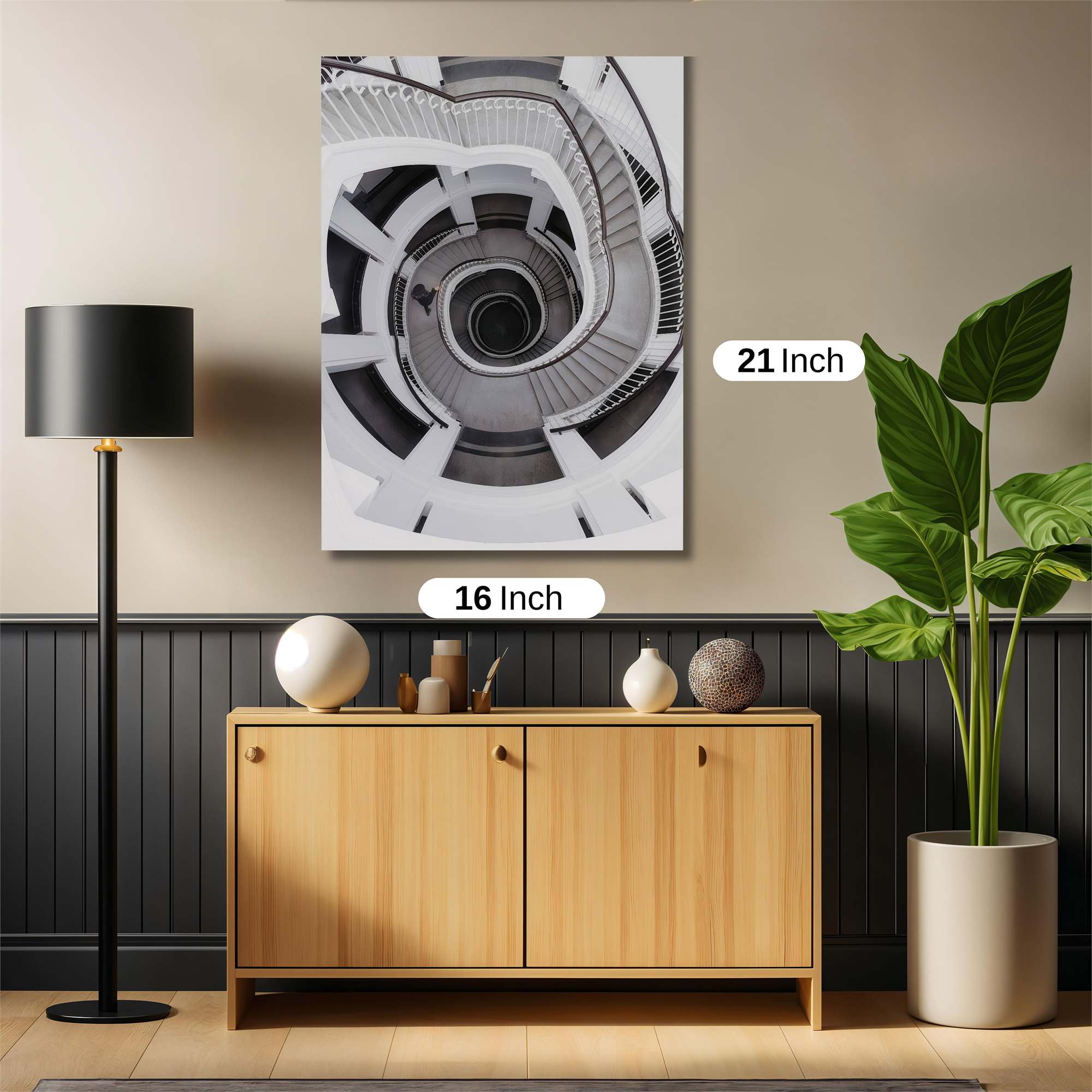 Spiral Serenity Safe Wall Magnetic / M