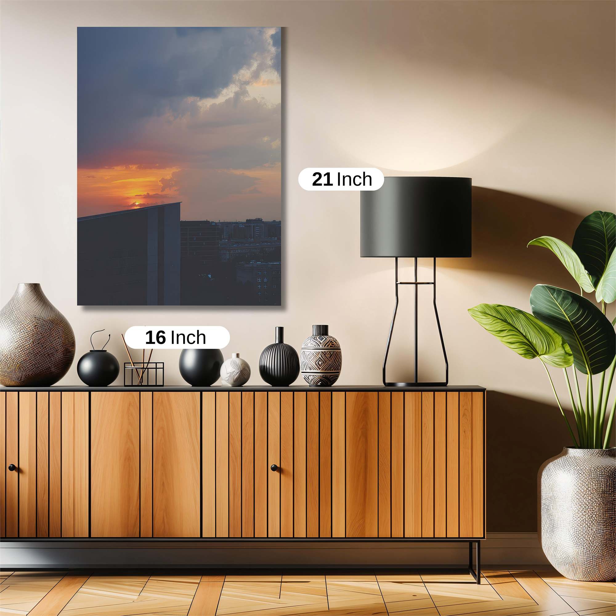 Sunset Serenity Safe Wall Magnetic / M