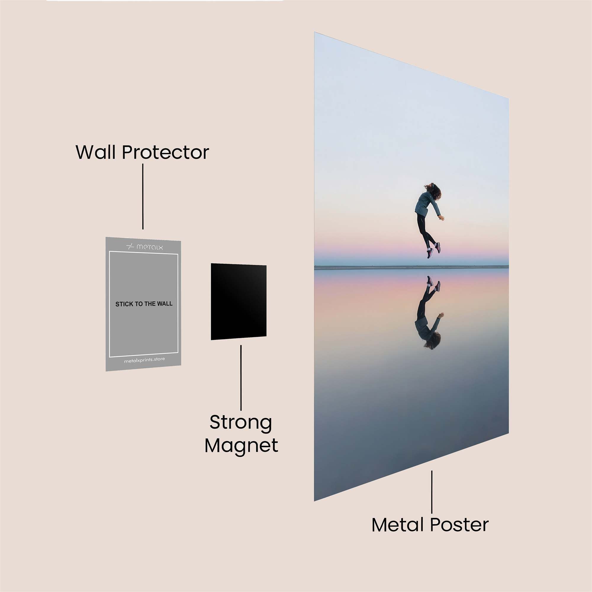 Freedom Leap Safe Wall Magnetic / M