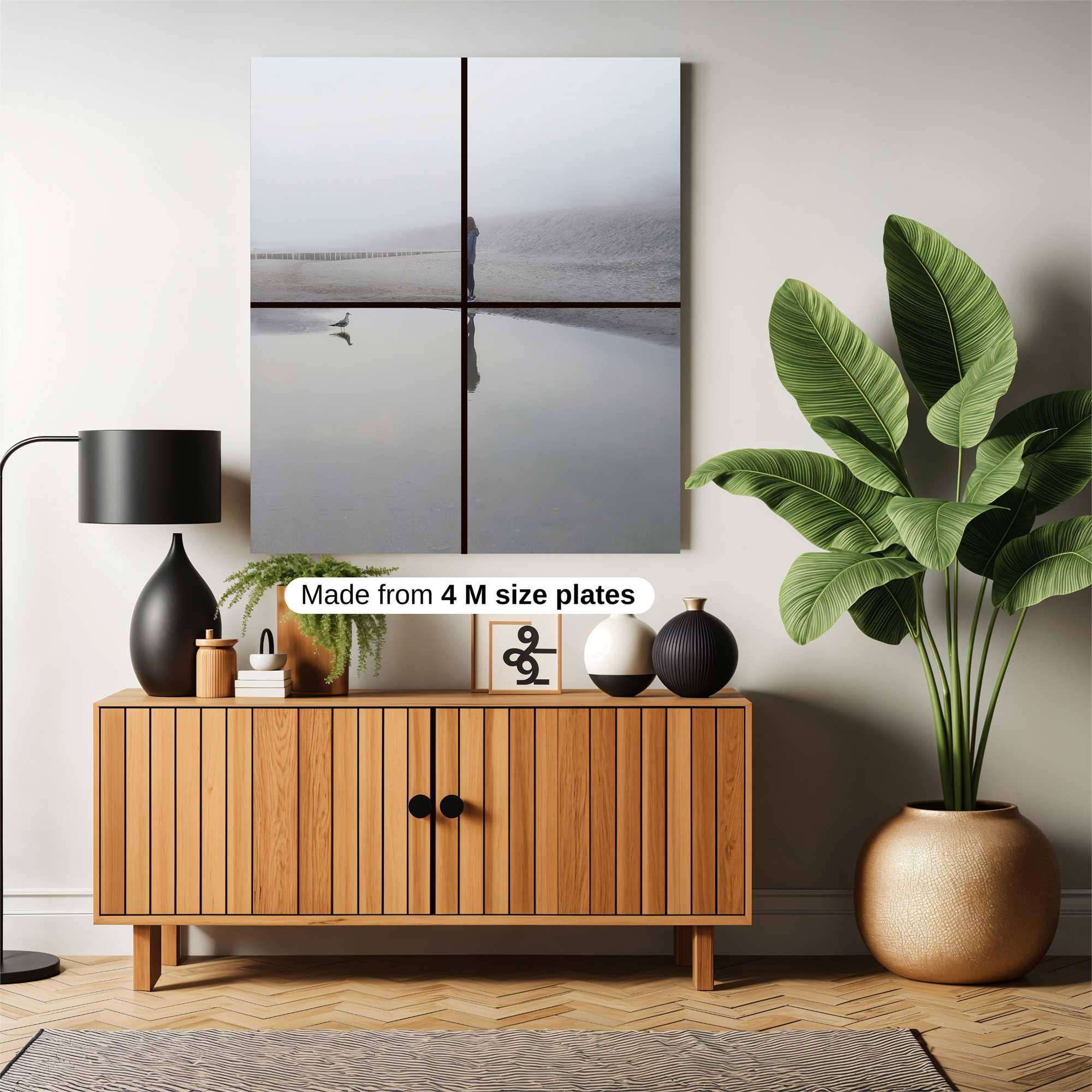 Foggy Solitude Safe Wall Magnetic / M