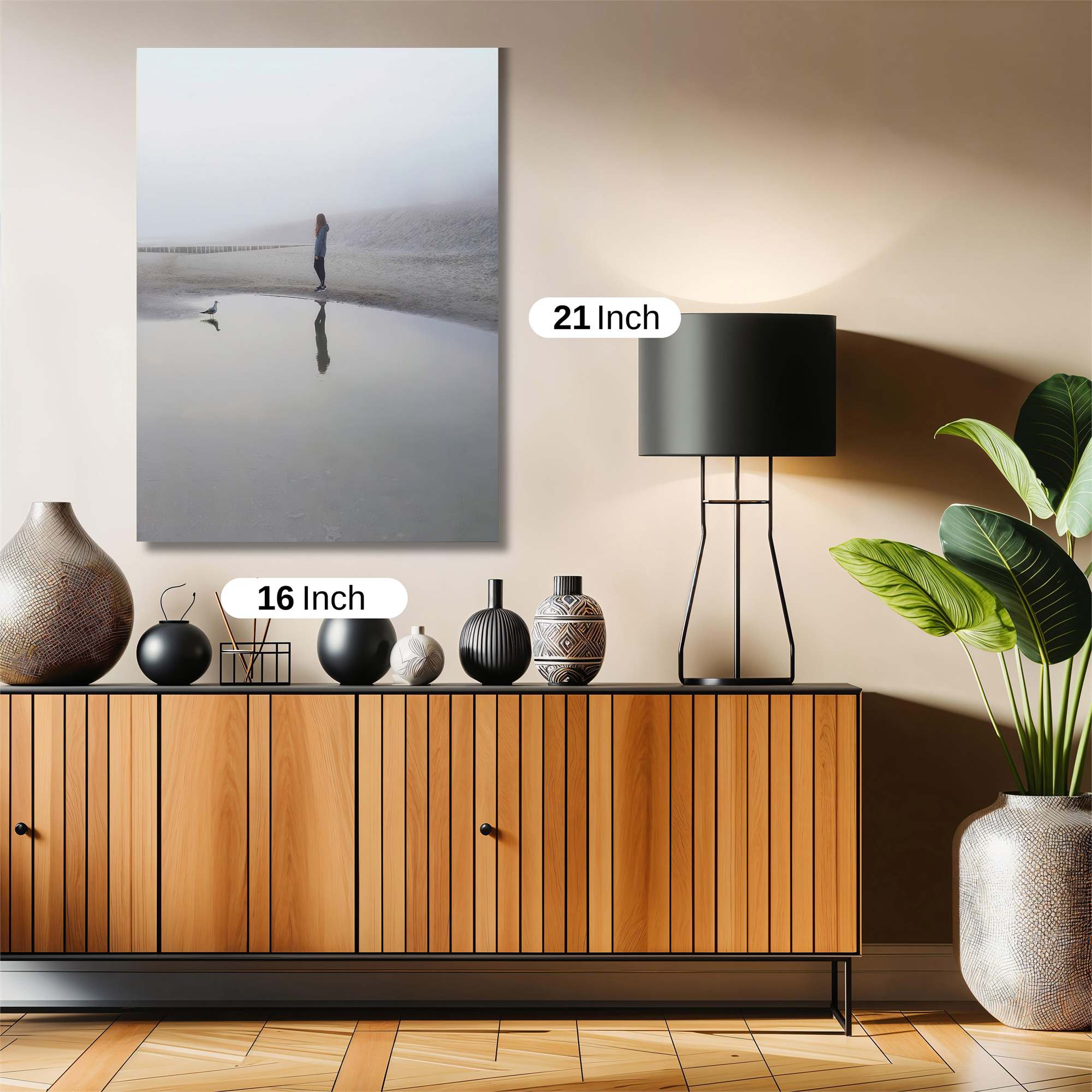 Foggy Solitude Safe Wall Magnetic / M