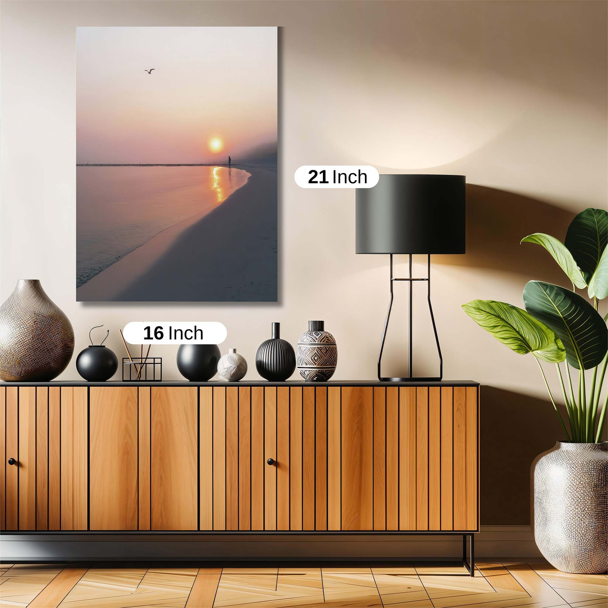 Sunset Serenity Safe Wall Magnetic / M