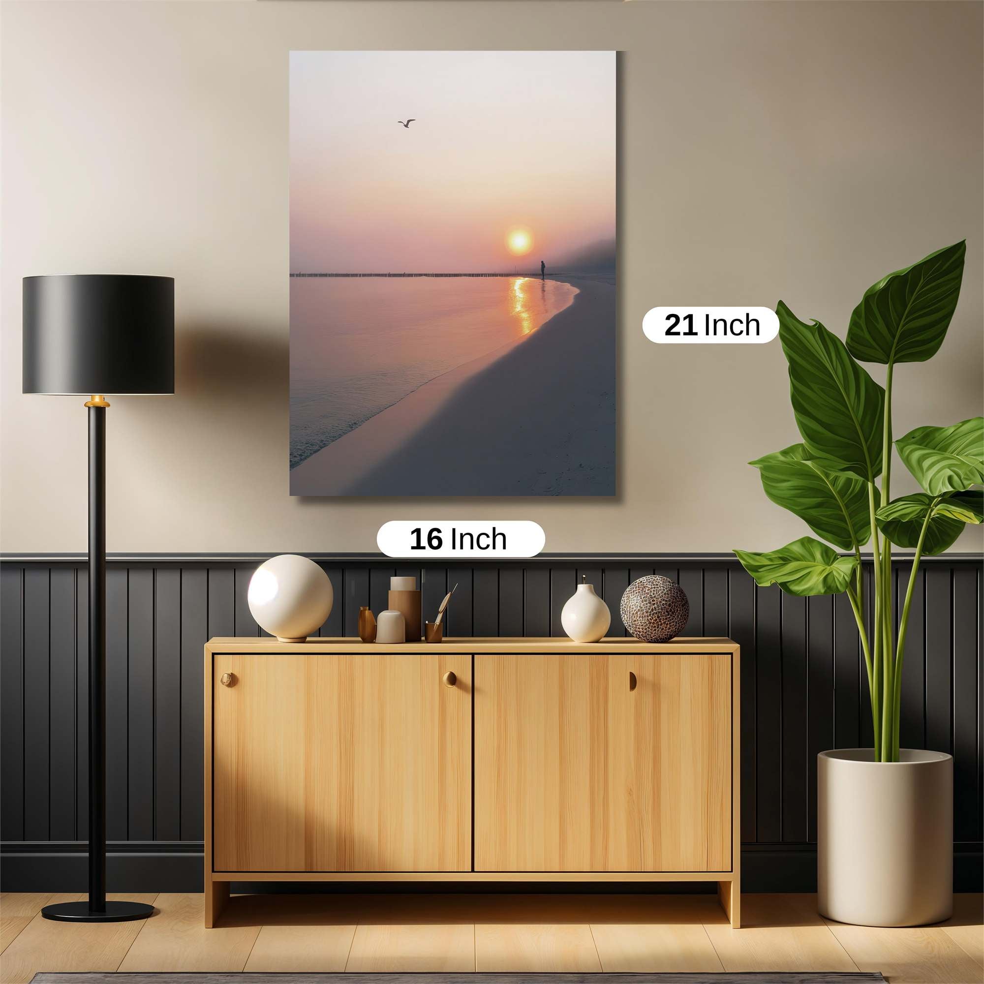 Sunset Serenity Safe Wall Magnetic / M