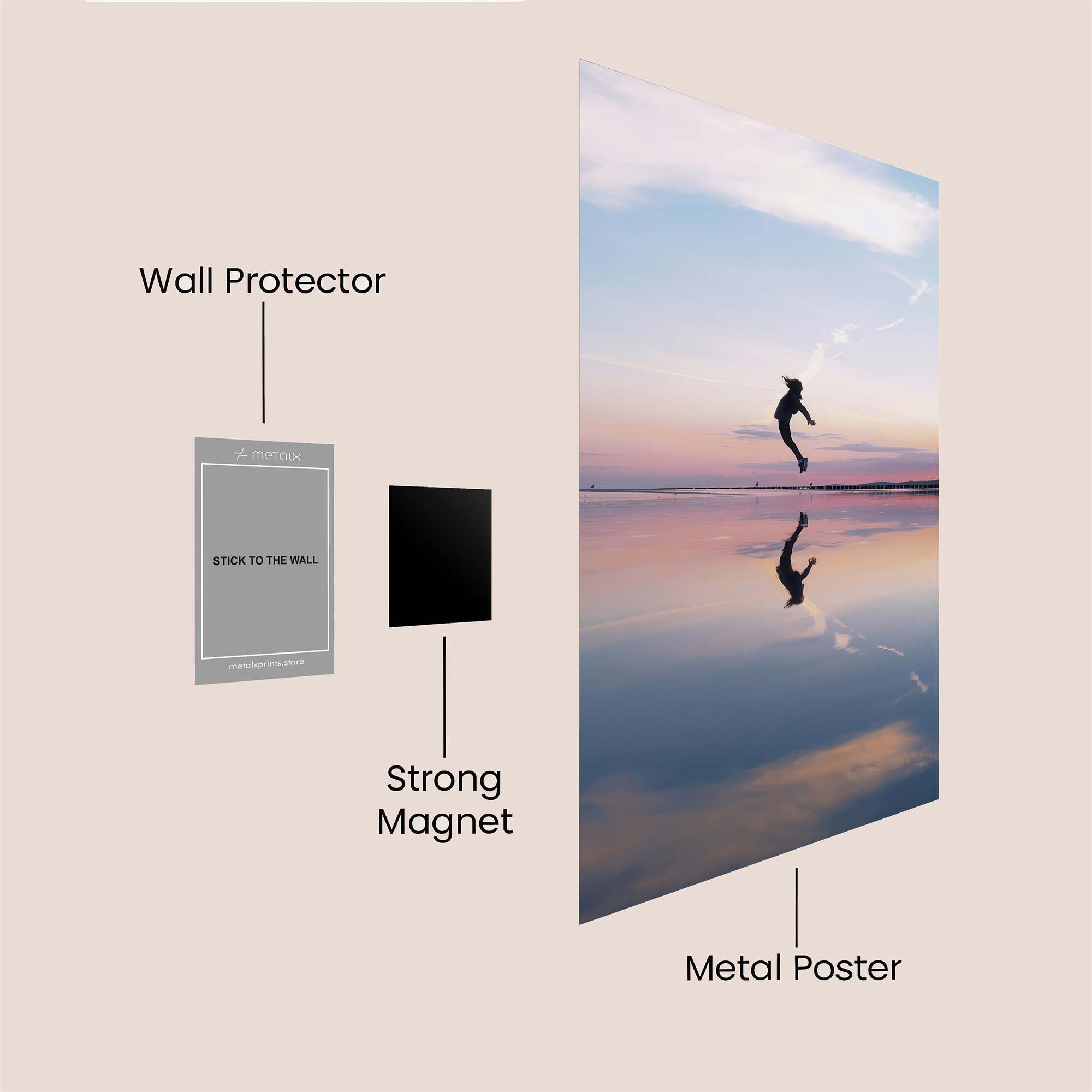 Jump Ecstasy Safe Wall Magnetic / M