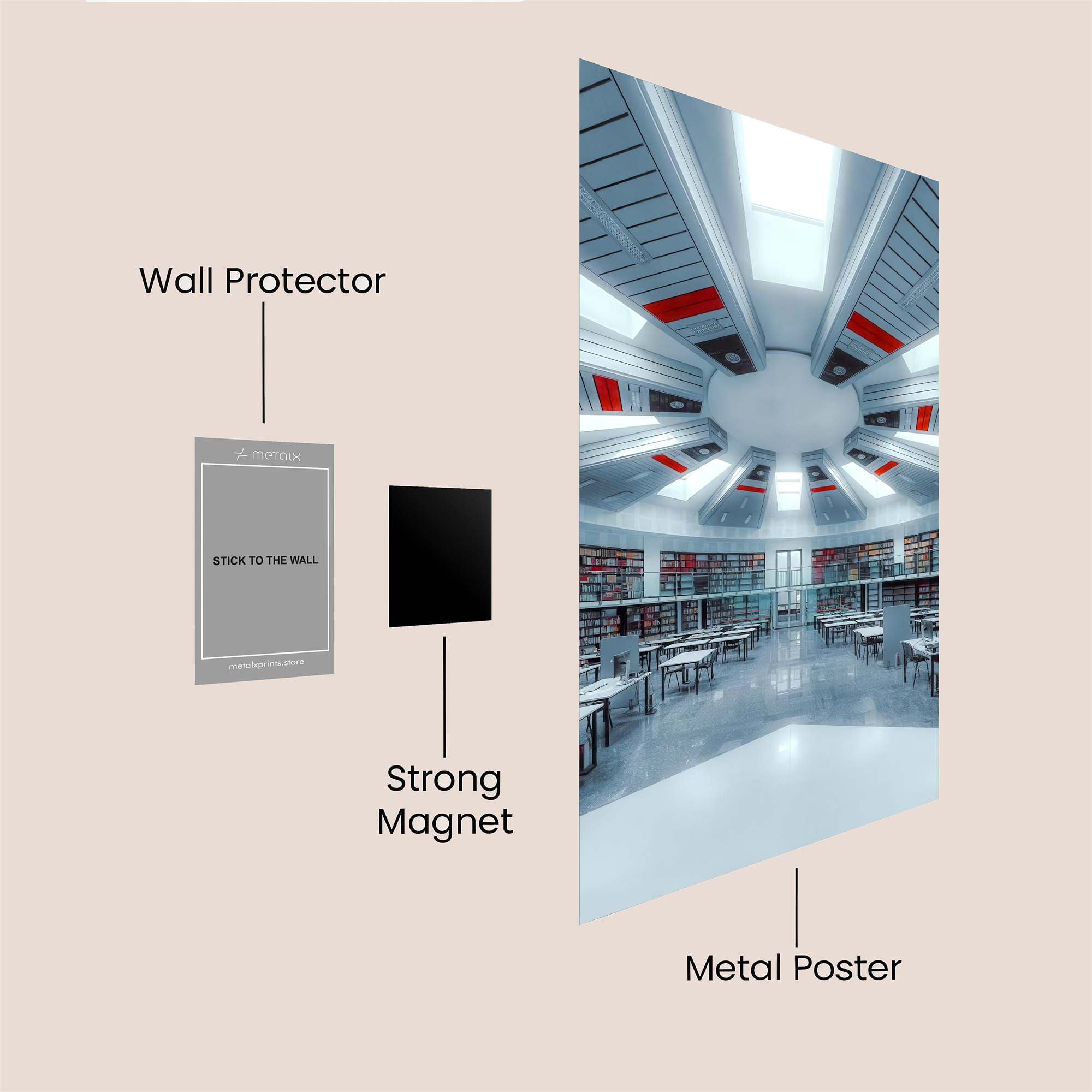 Library Radiance Safe Wall Magnetic / M