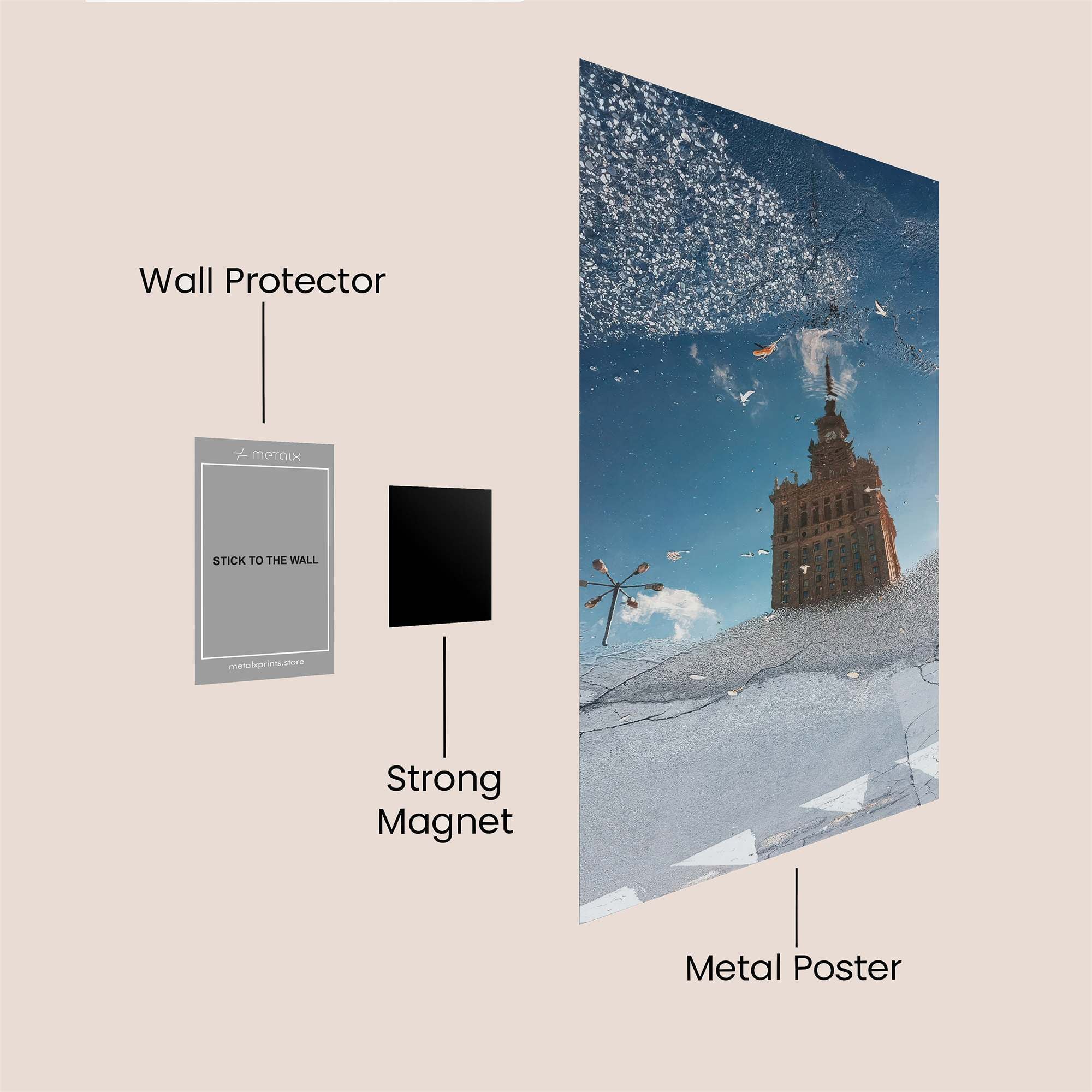 Palace Reflection Safe Wall Magnetic / M