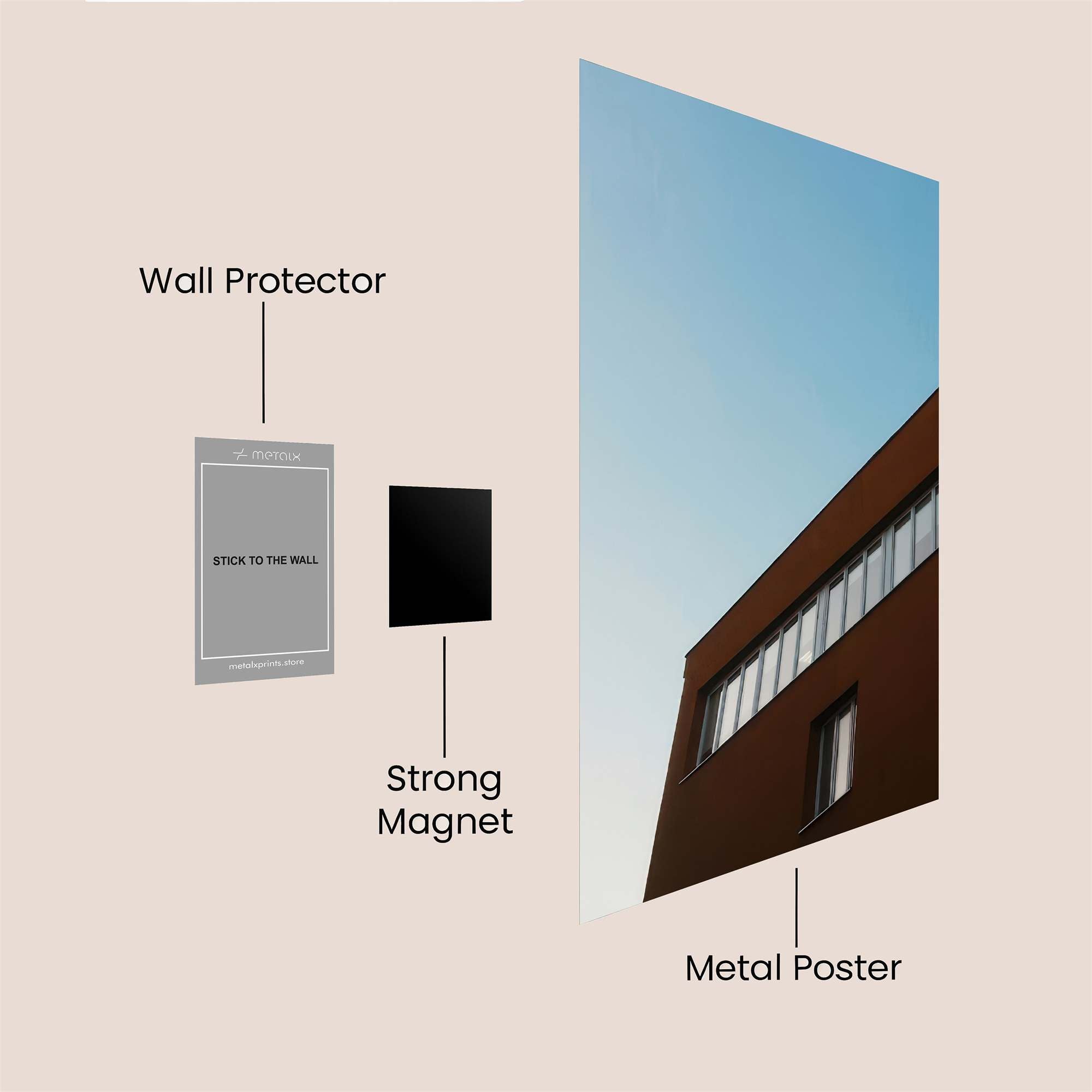 Building Serenity Safe Wall Magnetic / M