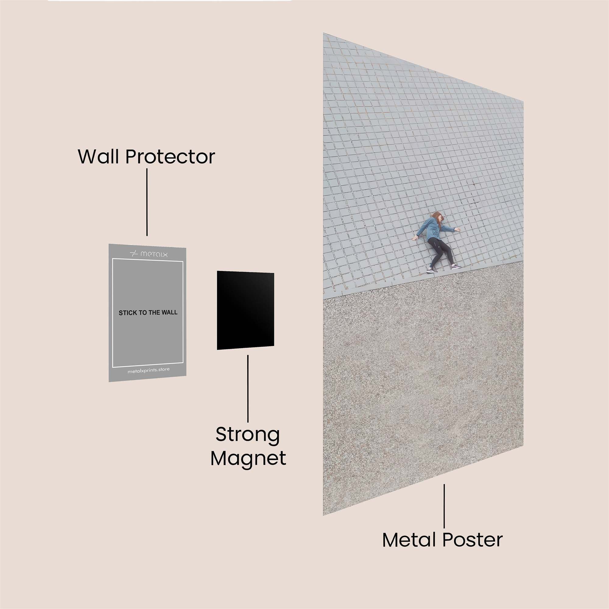 Edge Leap Safe Wall Magnetic / M