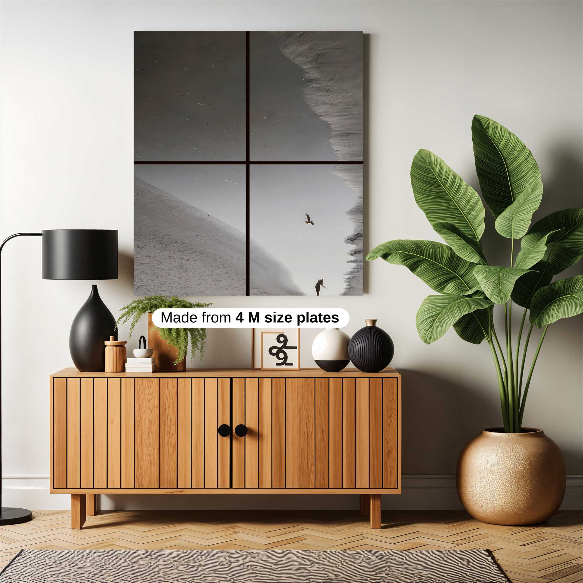 Beach Solitude Safe Wall Magnetic / M