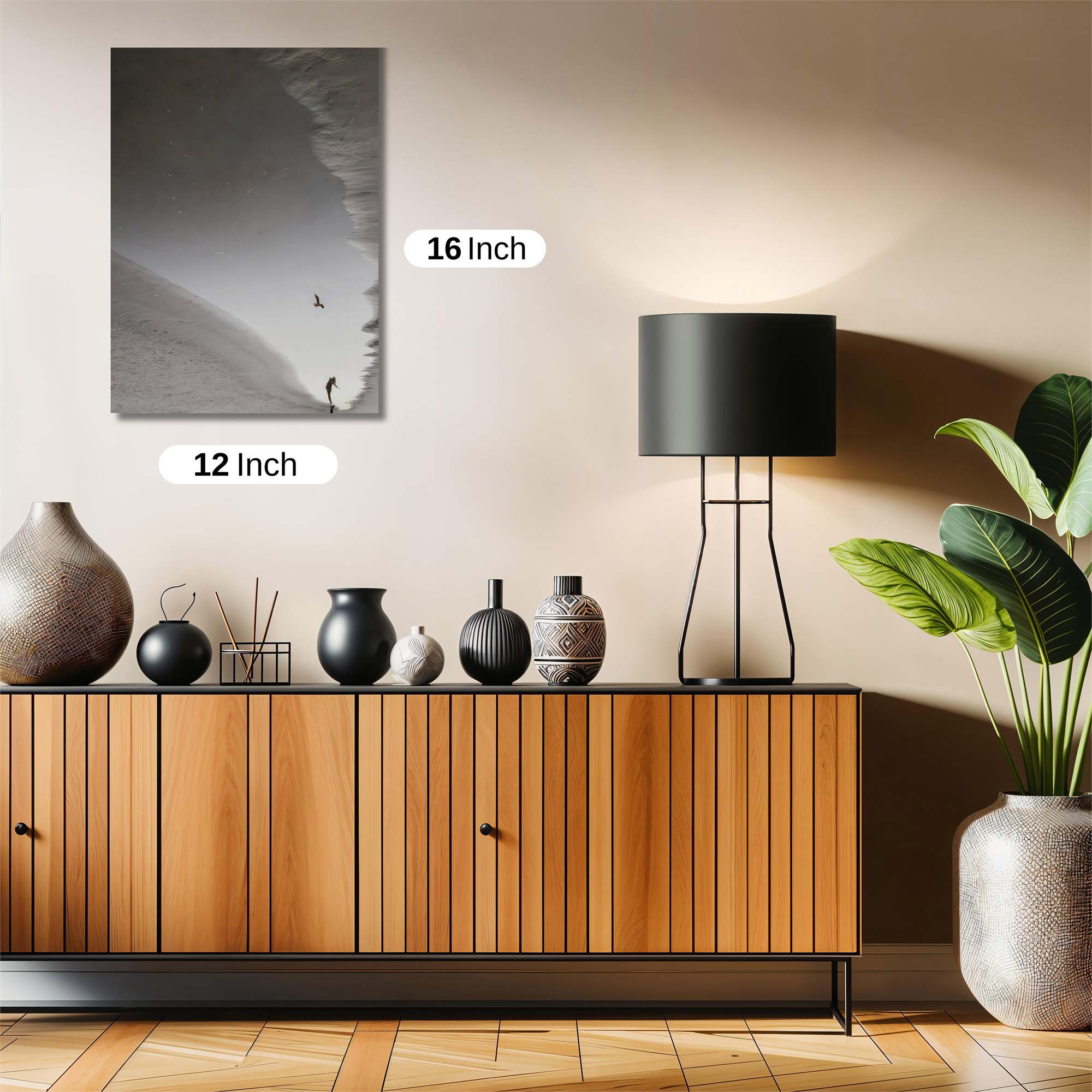 Beach Solitude Safe Wall Magnetic / M