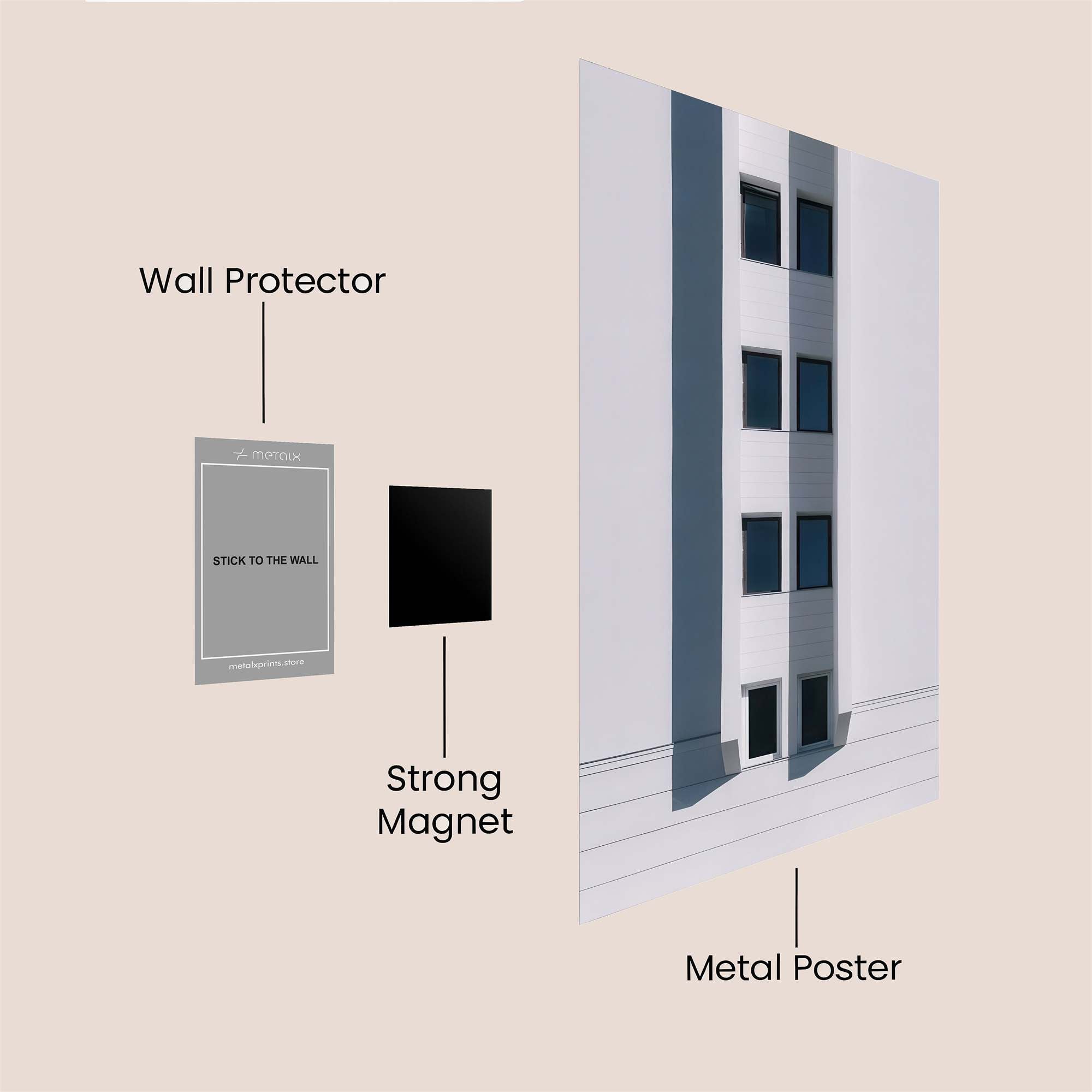 Shadowed Tower Safe Wall Magnetic / M