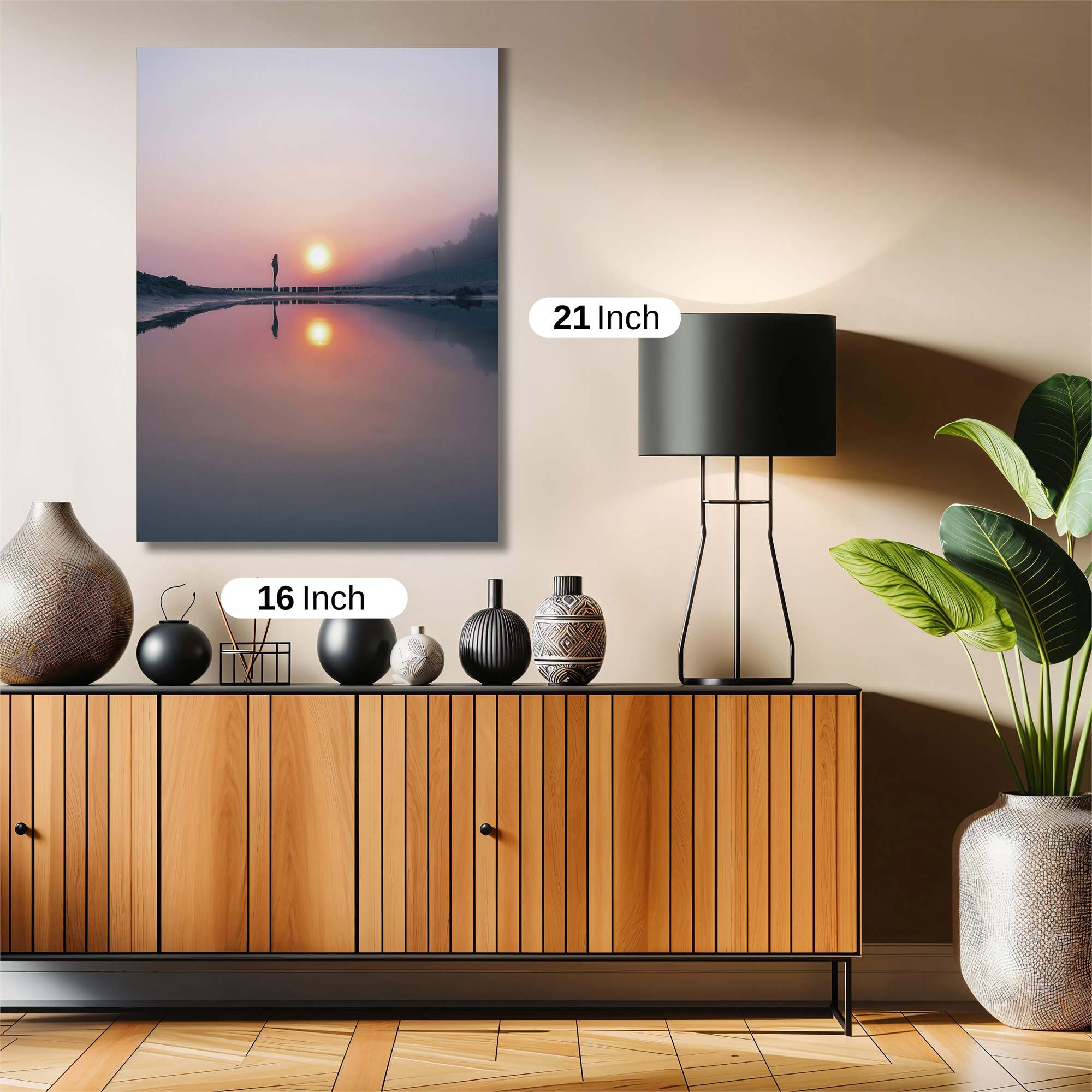 Sunset Serenity Safe Wall Magnetic / M