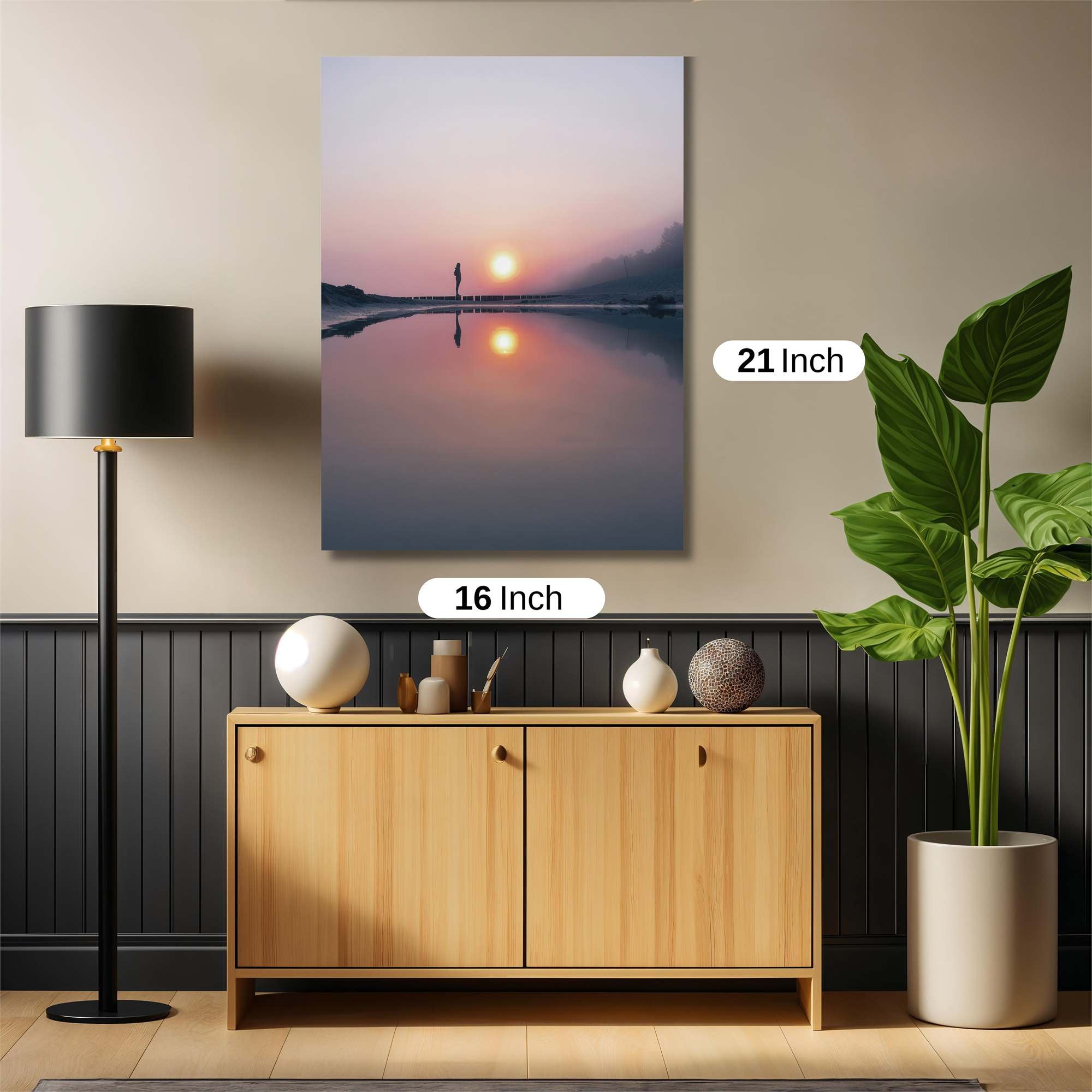 Sunset Serenity Safe Wall Magnetic / M