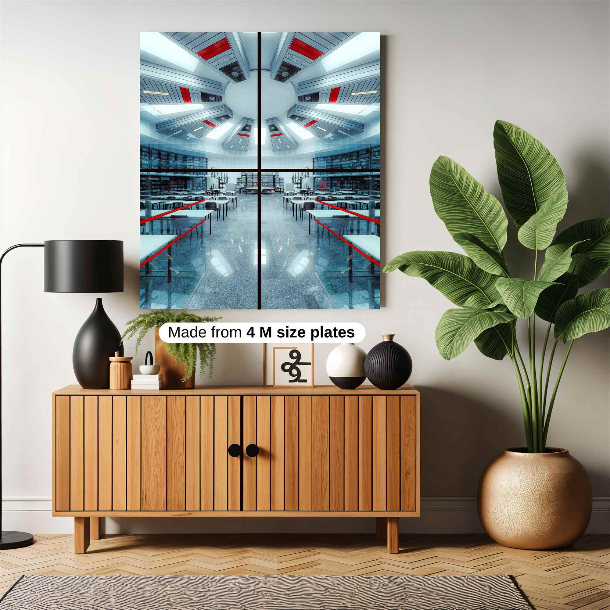 Futuristic Study Safe Wall Magnetic / M