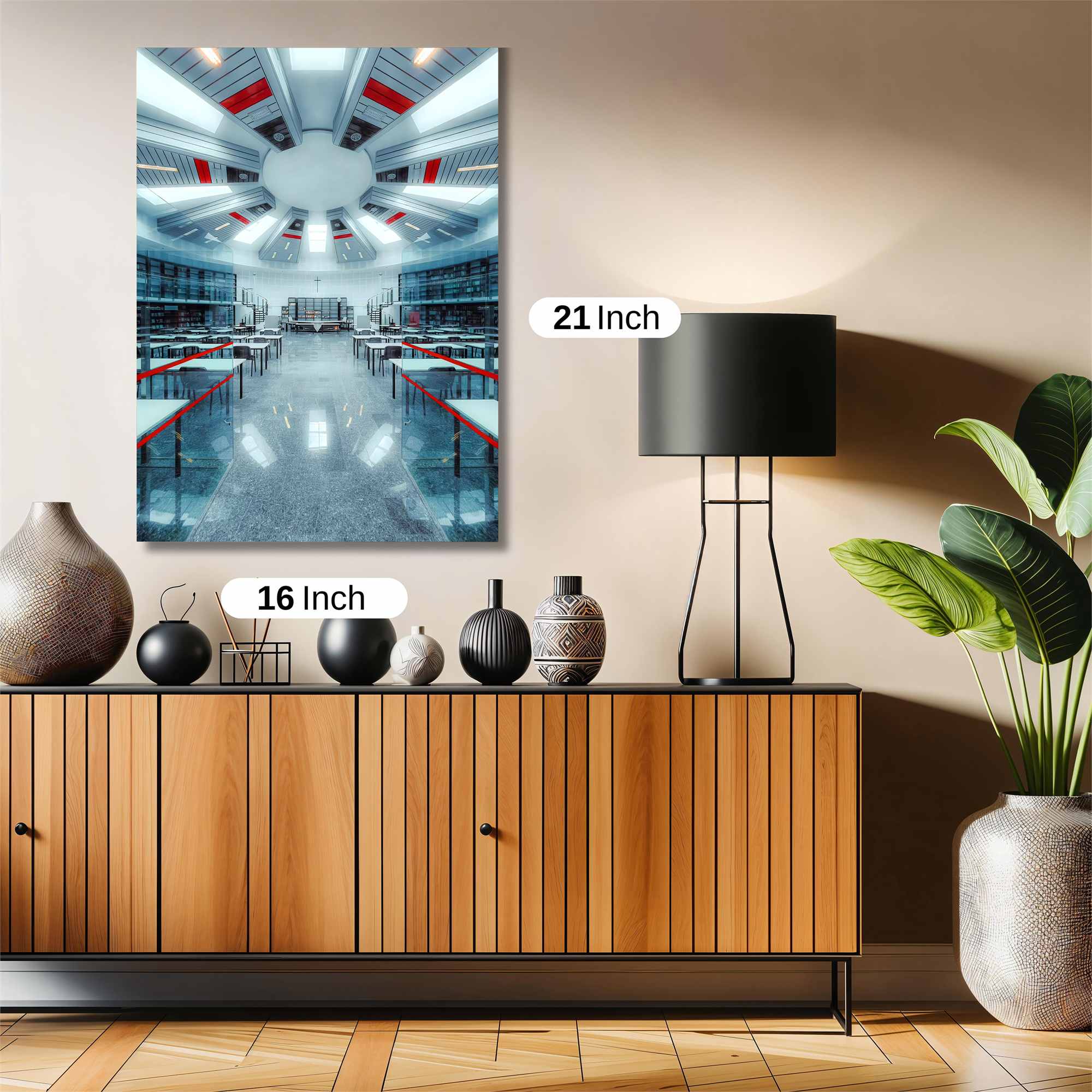 Futuristic Study Safe Wall Magnetic / M