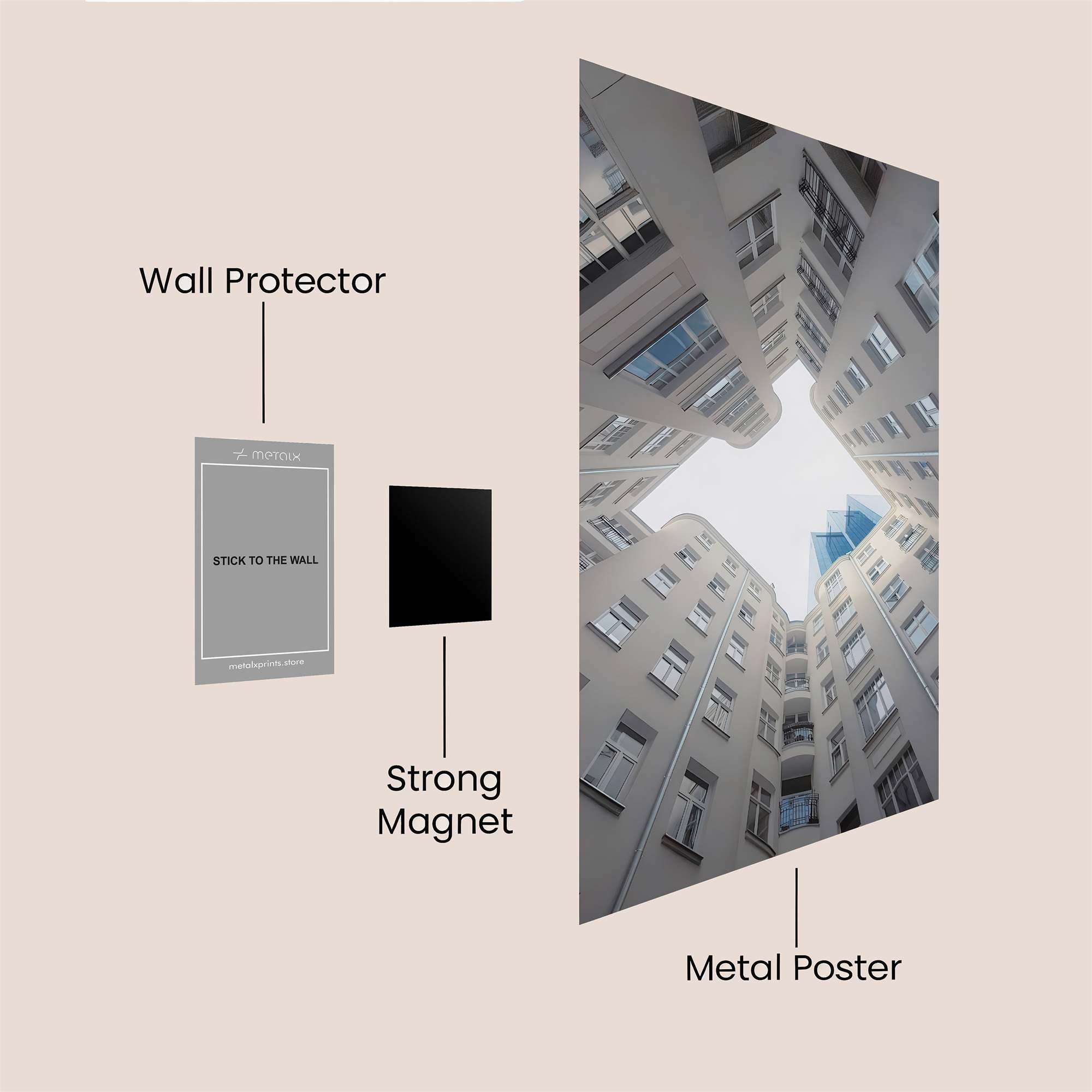 Skyward Serenity Safe Wall Magnetic / M