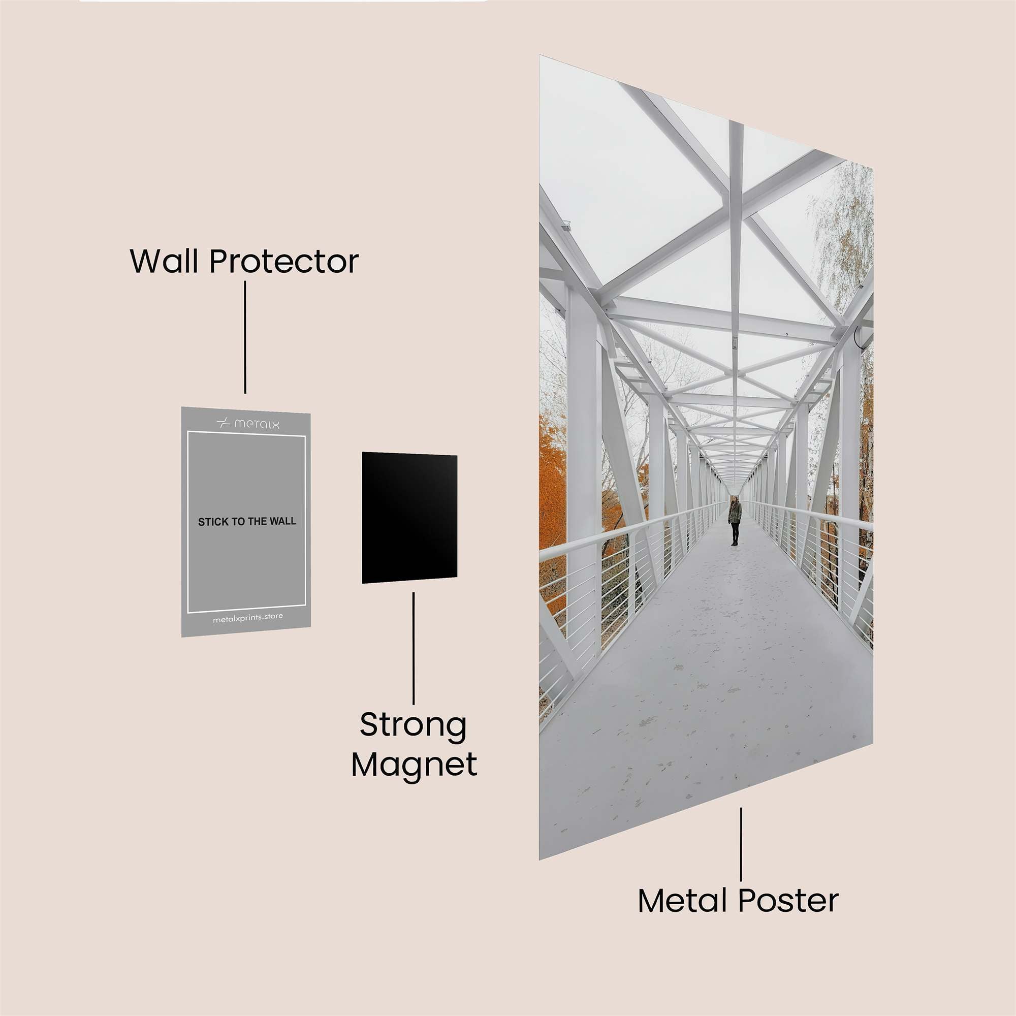 Bridge Solitude Safe Wall Magnetic / M