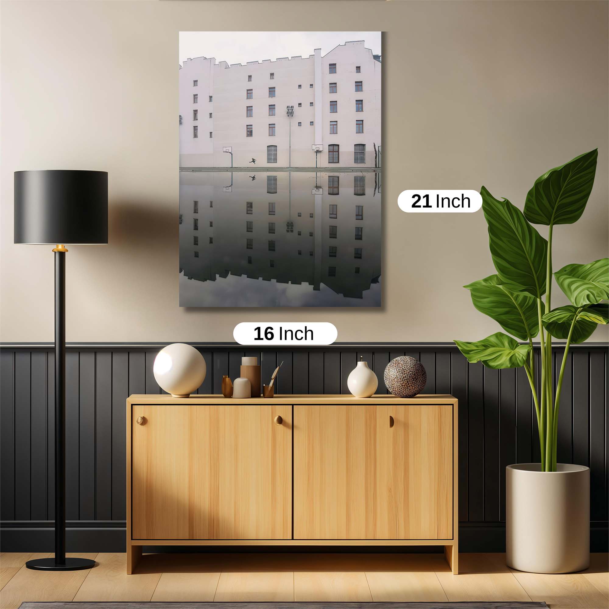 Castle Reflection Safe Wall Magnetic / M