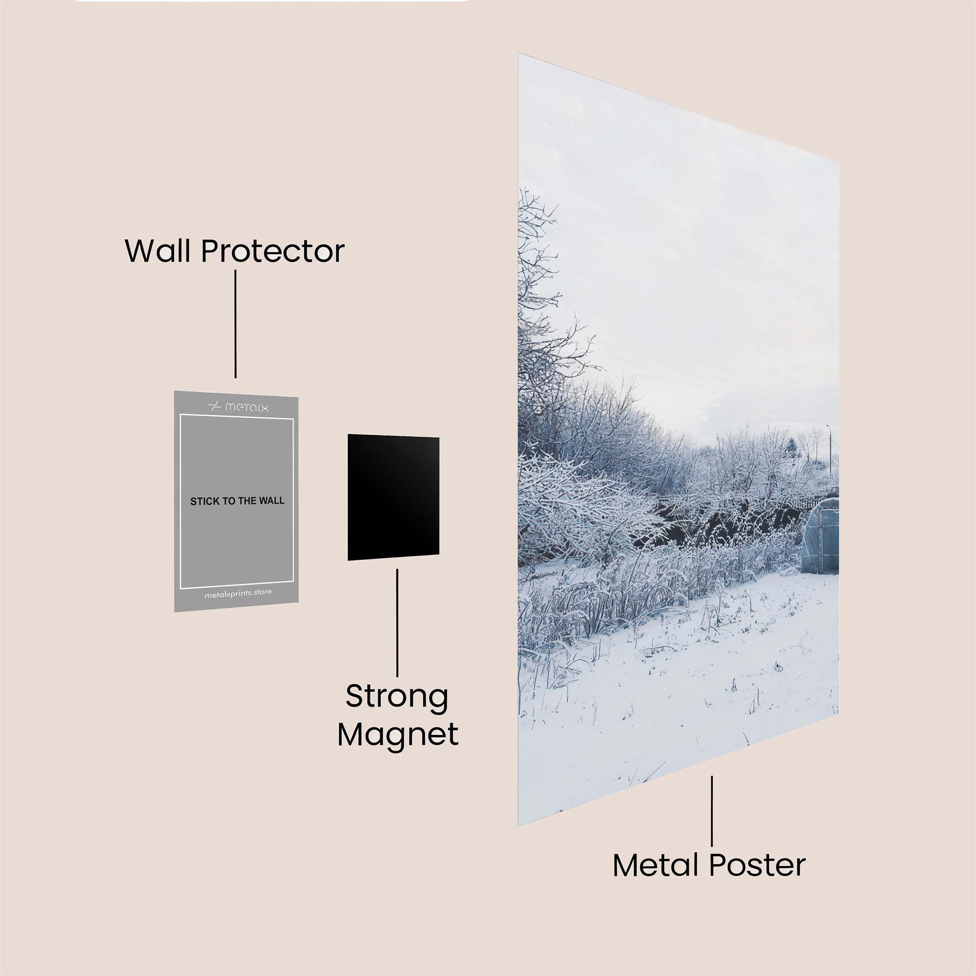 WinterWhisper Safe Wall Magnetic / M