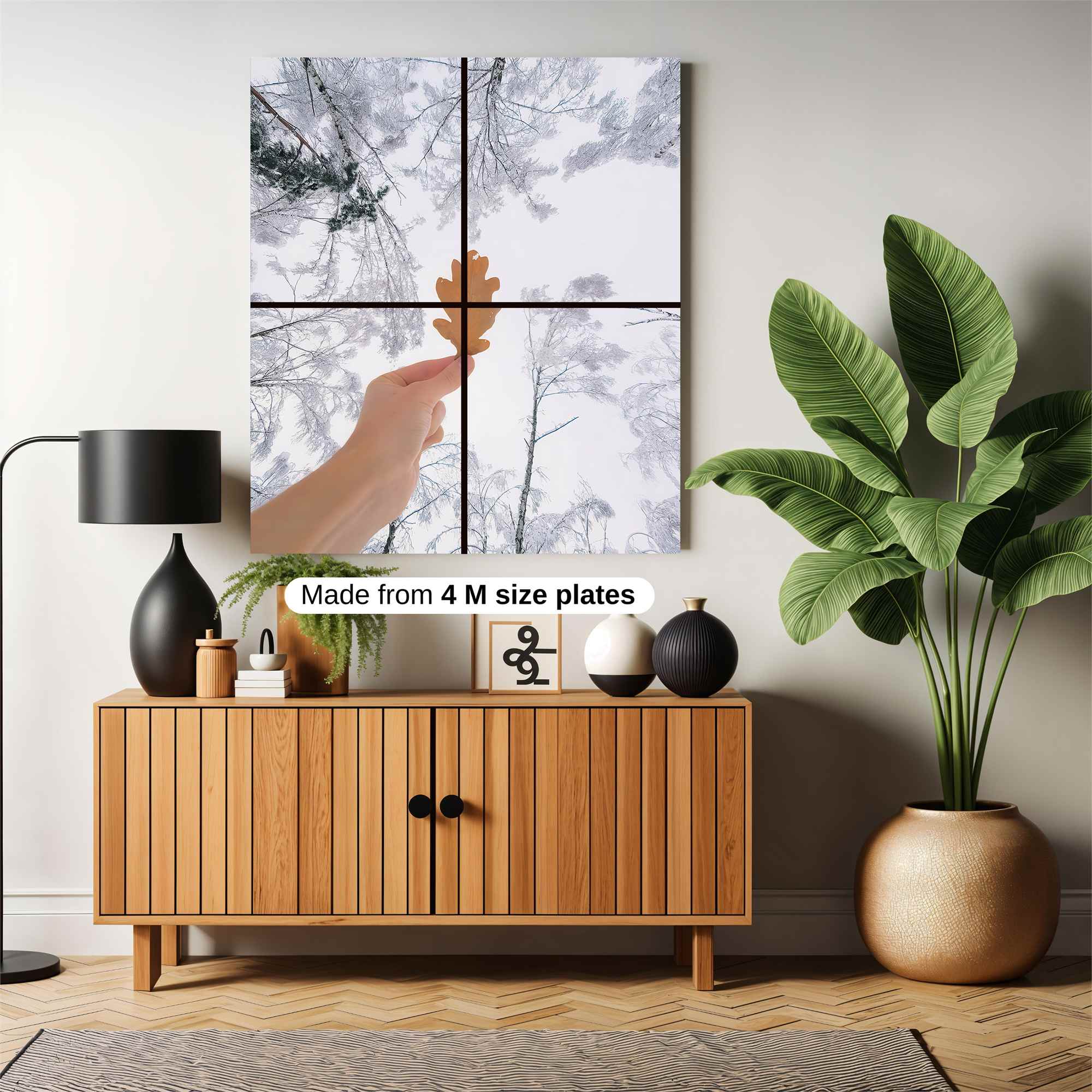 Oak Solitude Safe Wall Magnetic / M