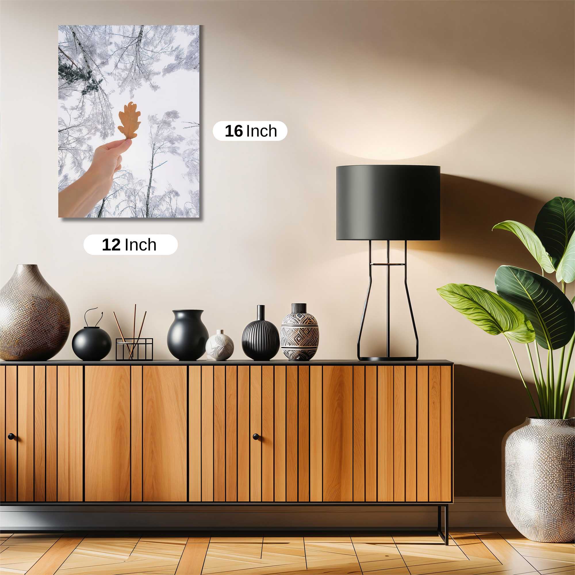 Oak Solitude Safe Wall Magnetic / M