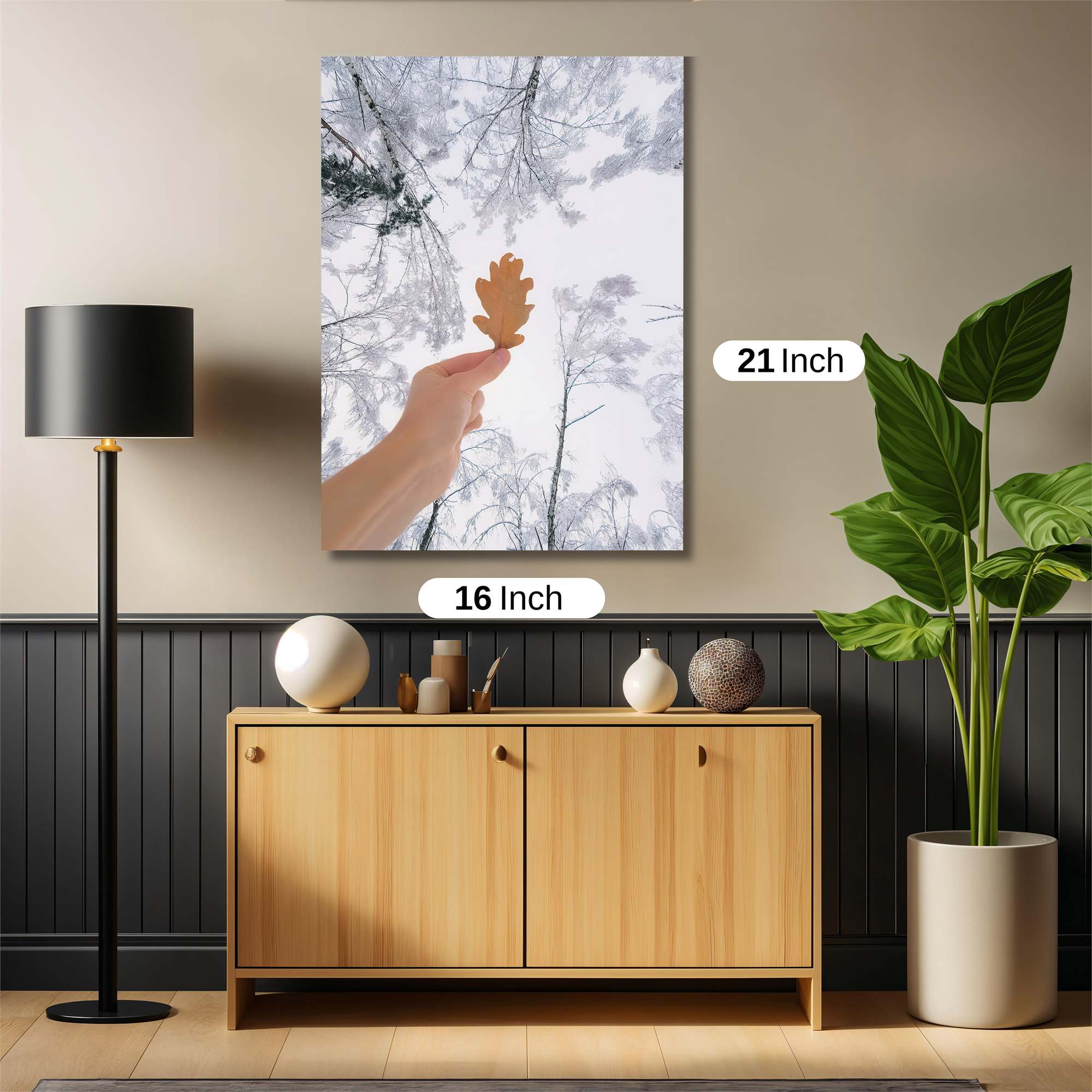 Oak Solitude Safe Wall Magnetic / M