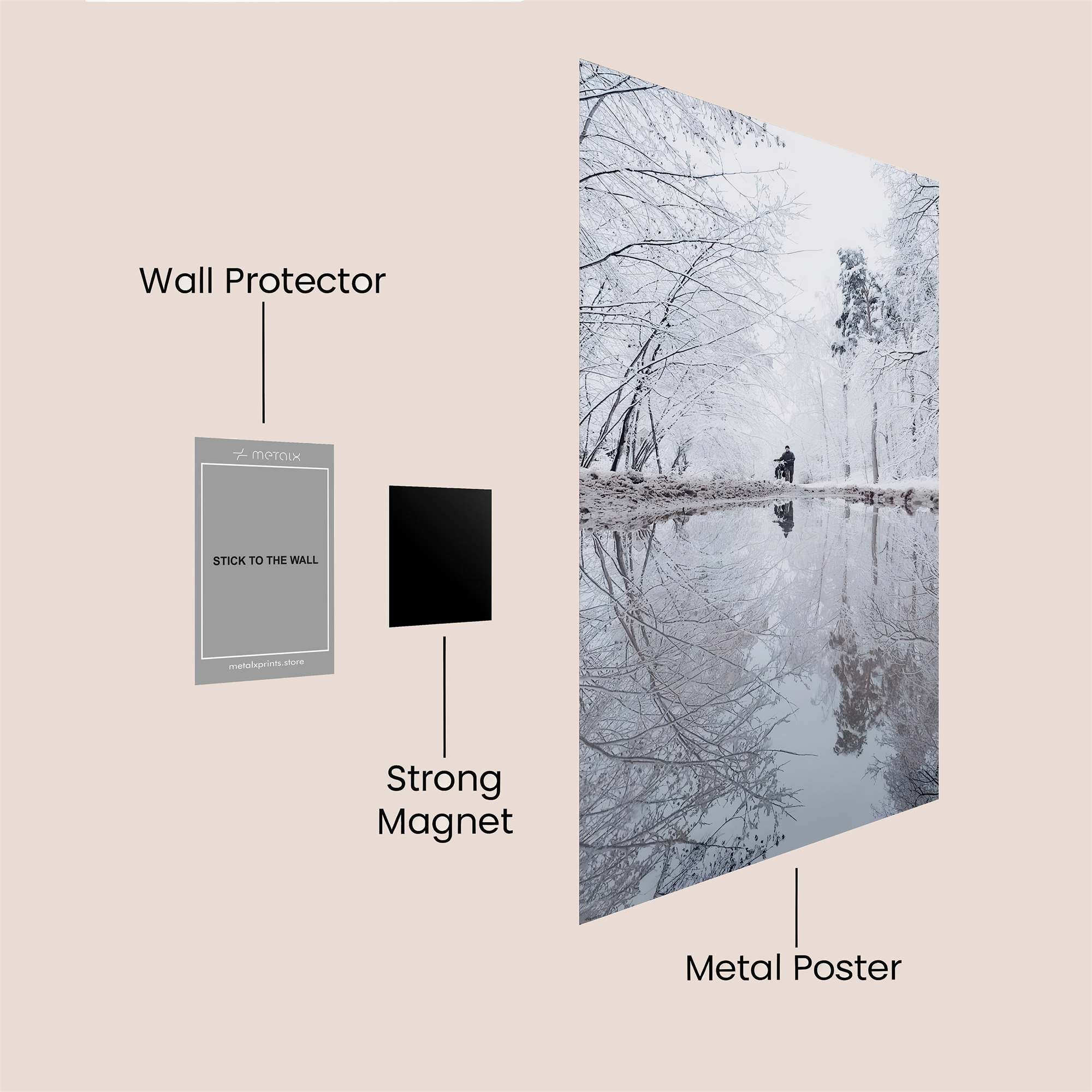 Winter Serenity Safe Wall Magnetic / M