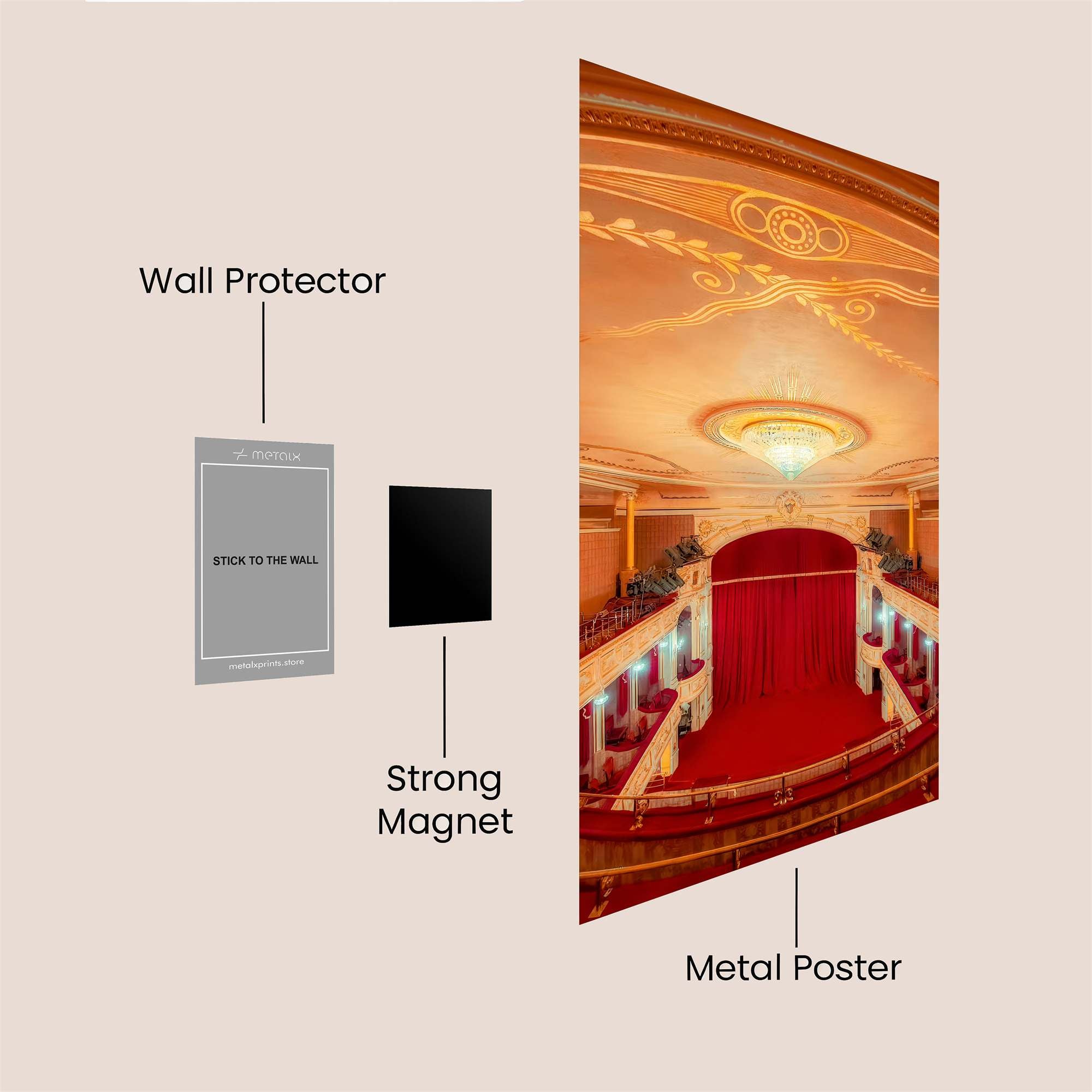 Theater Elegance Safe Wall Magnetic / M