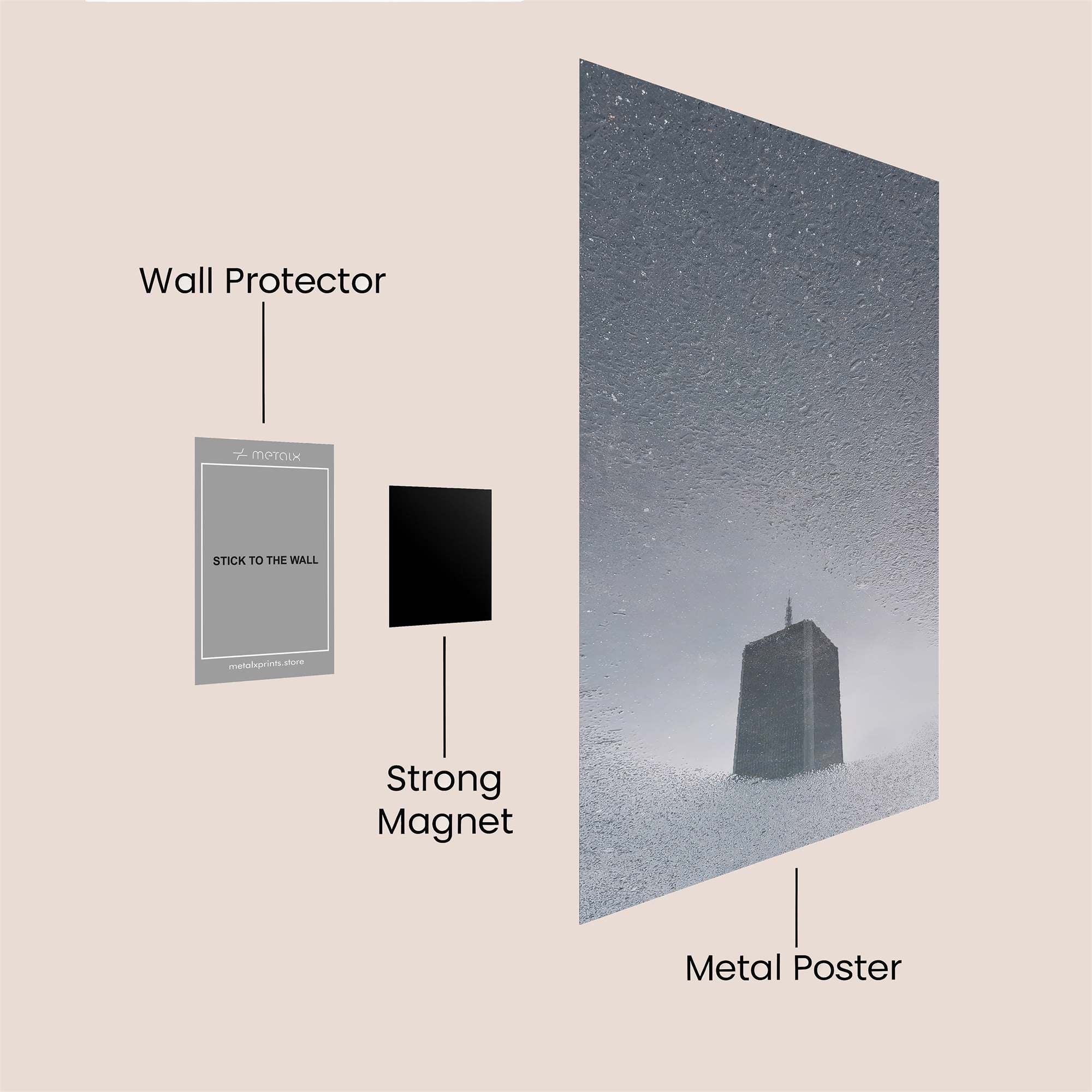 Monolith Mystery Safe Wall Magnetic / M