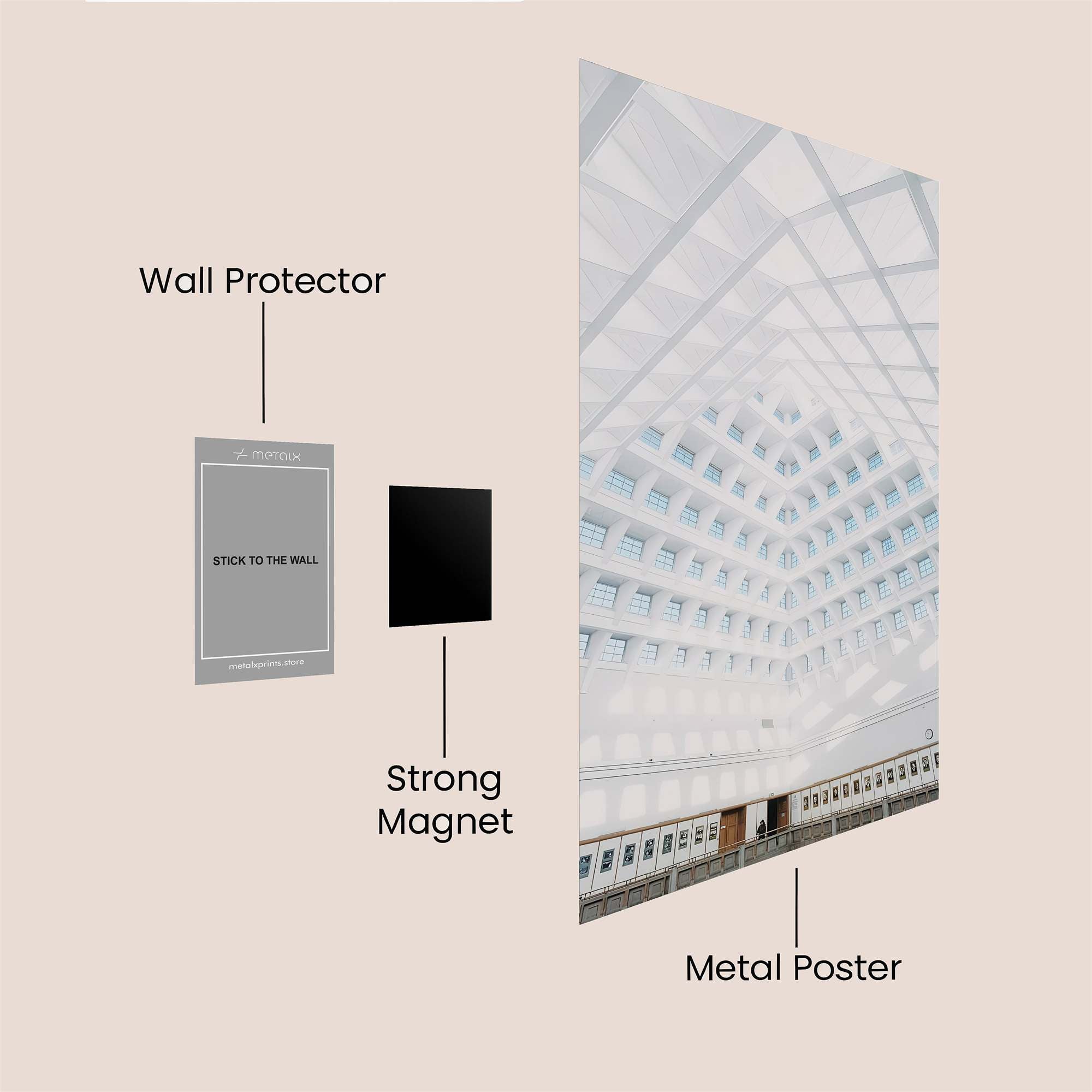 Dome Serenity Safe Wall Magnetic / M