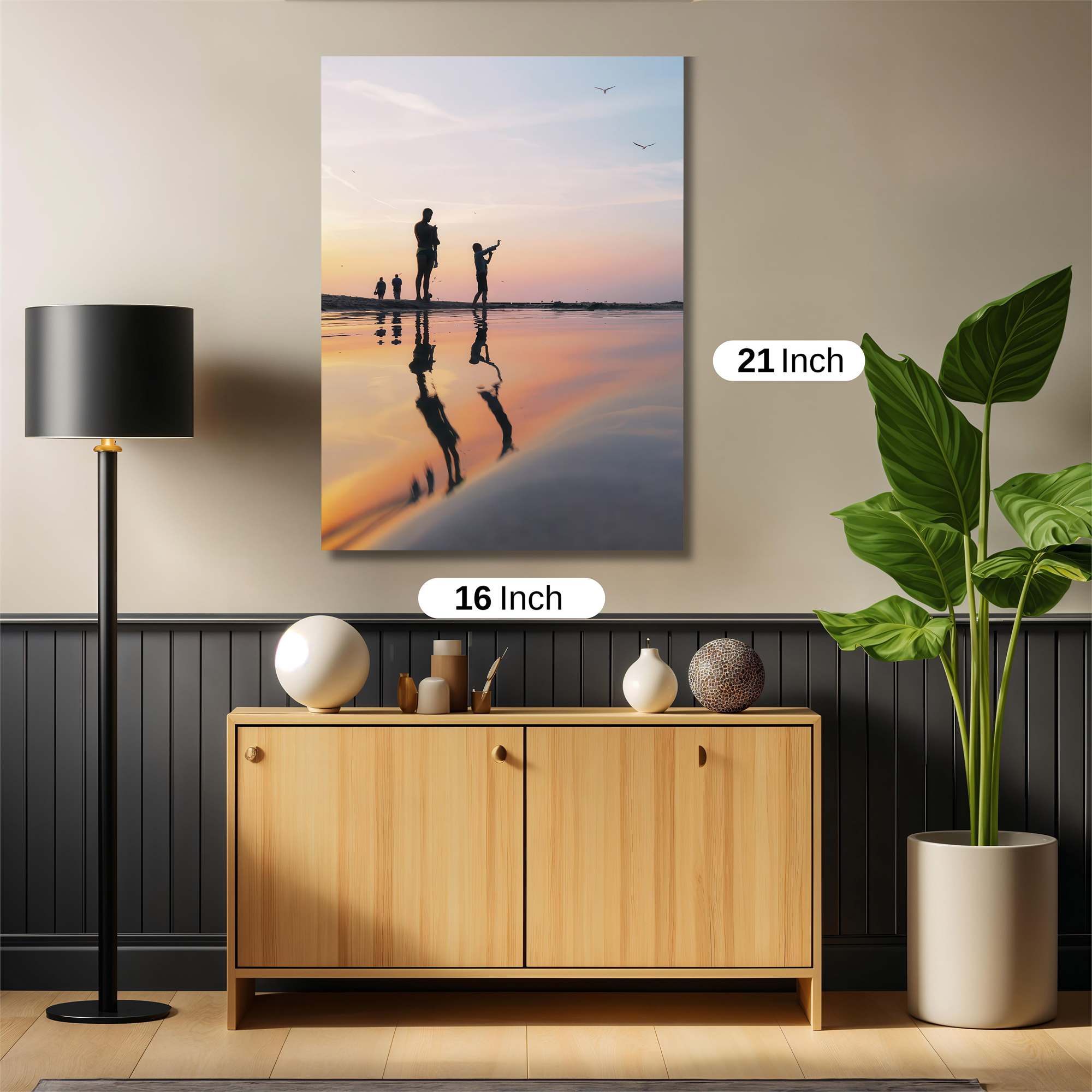 Sunset Serenity Safe Wall Magnetic / M