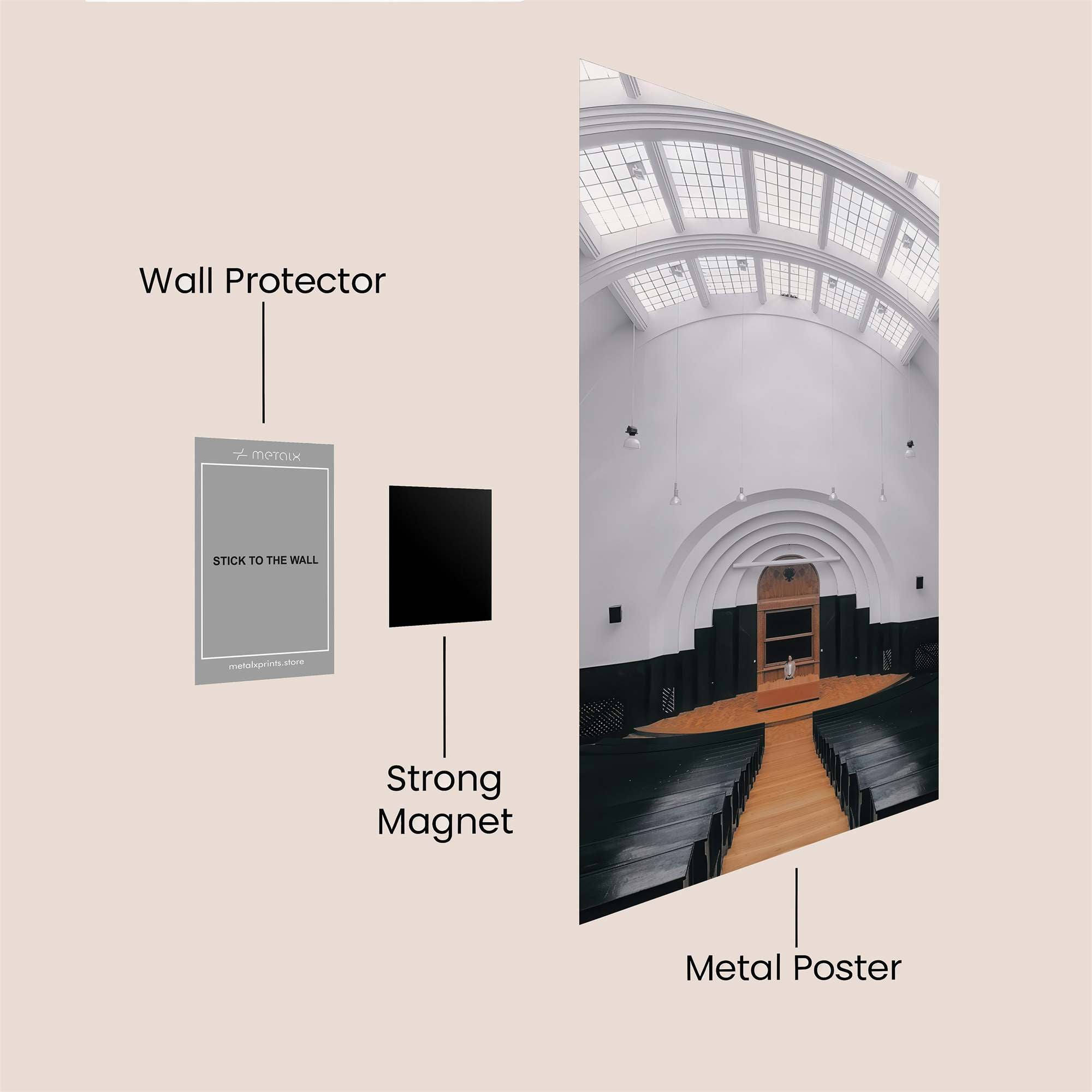 Dome Serenity Safe Wall Magnetic / M