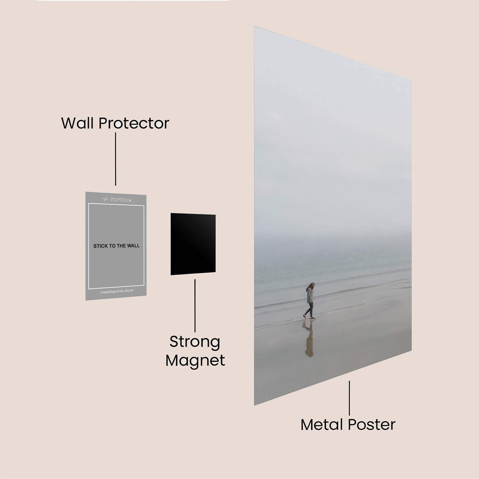 Solitude Drifts Safe Wall Magnetic / M