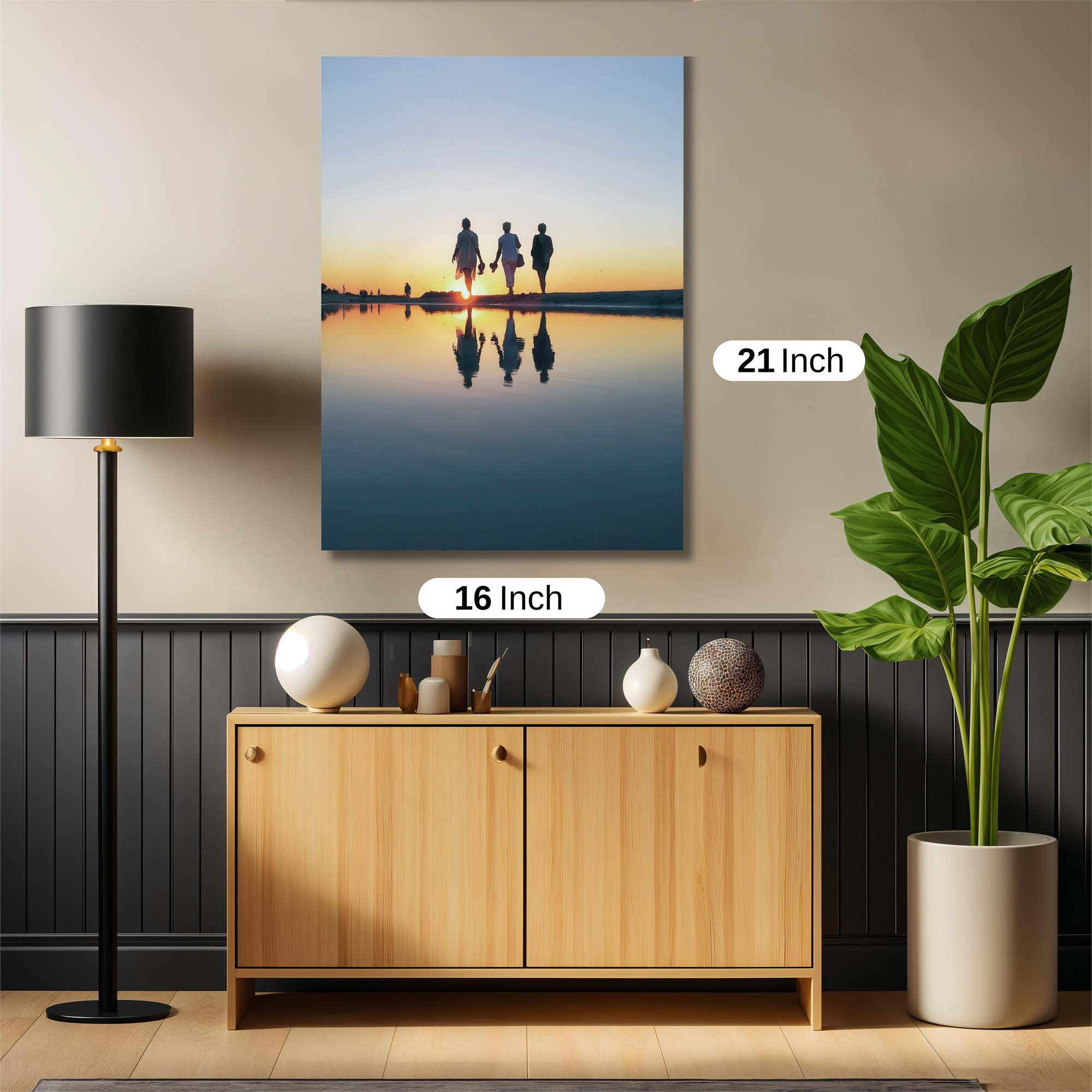 Sunset Serenity Safe Wall Magnetic / M