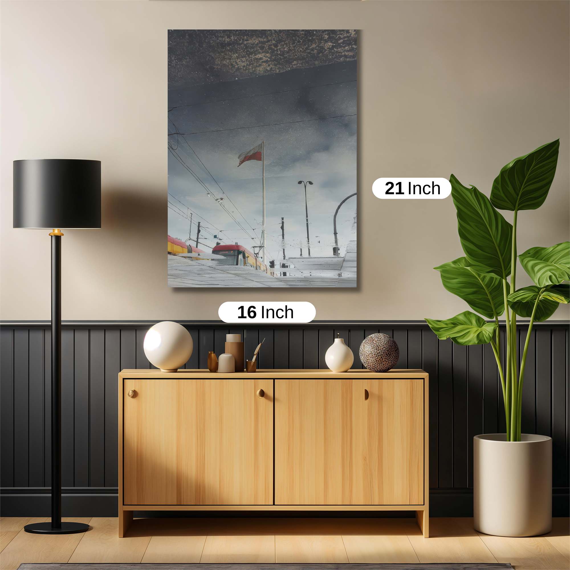 Poland Reflection Safe Wall Magnetic / M
