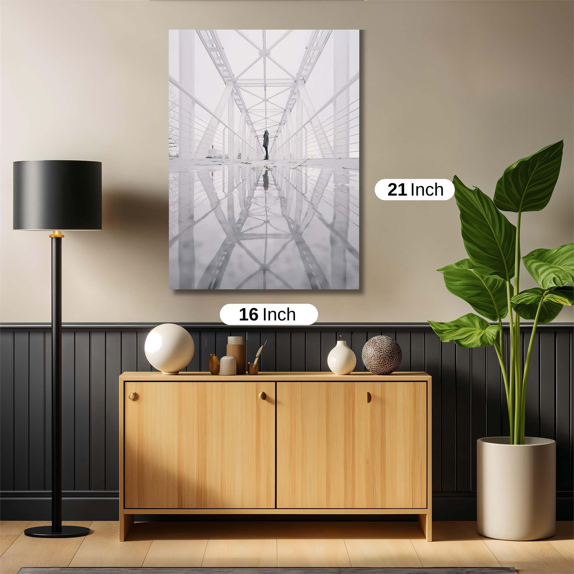 Bridge Solitude Safe Wall Magnetic / M
