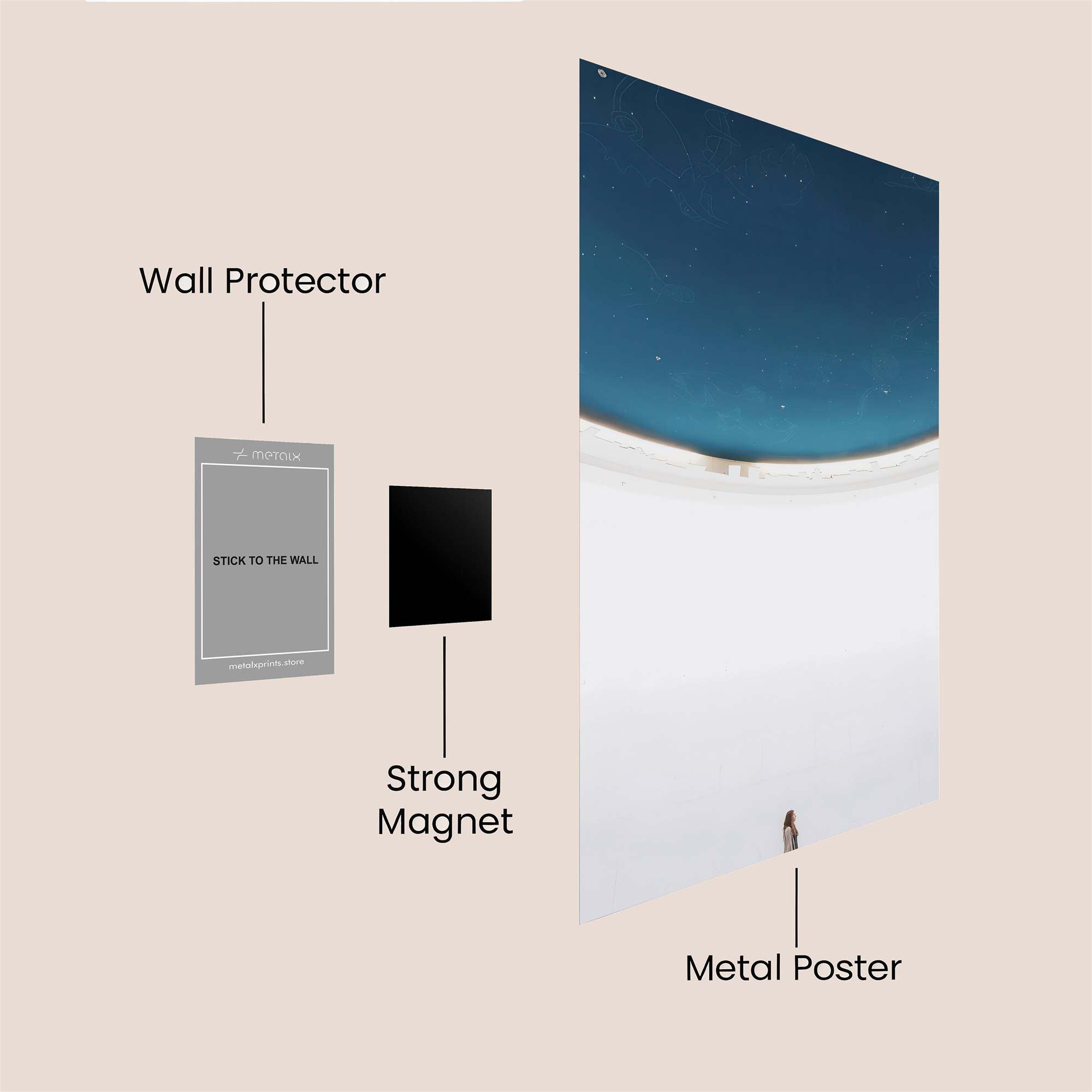 Cosmic Solitude Safe Wall Magnetic / M