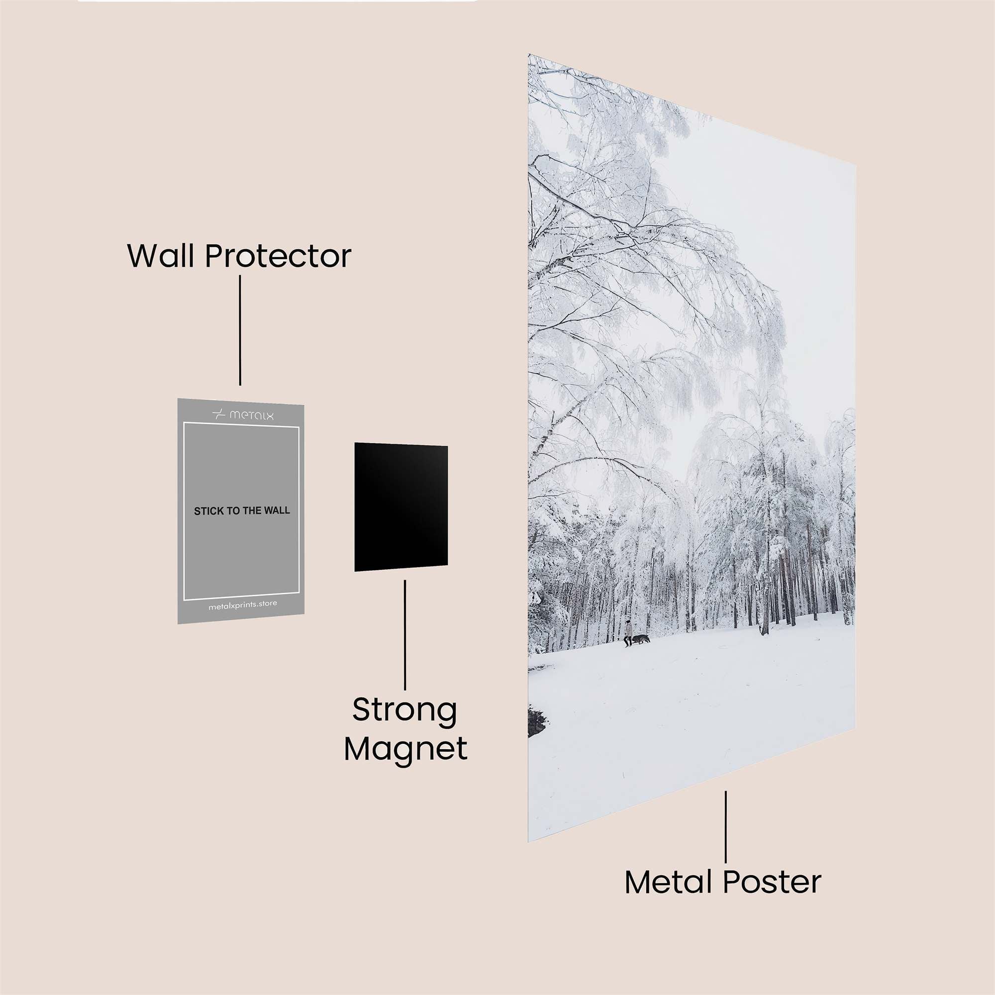Winter Whispers Safe Wall Magnetic / M